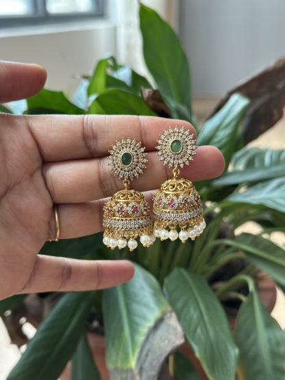 AD Stone Jhumka