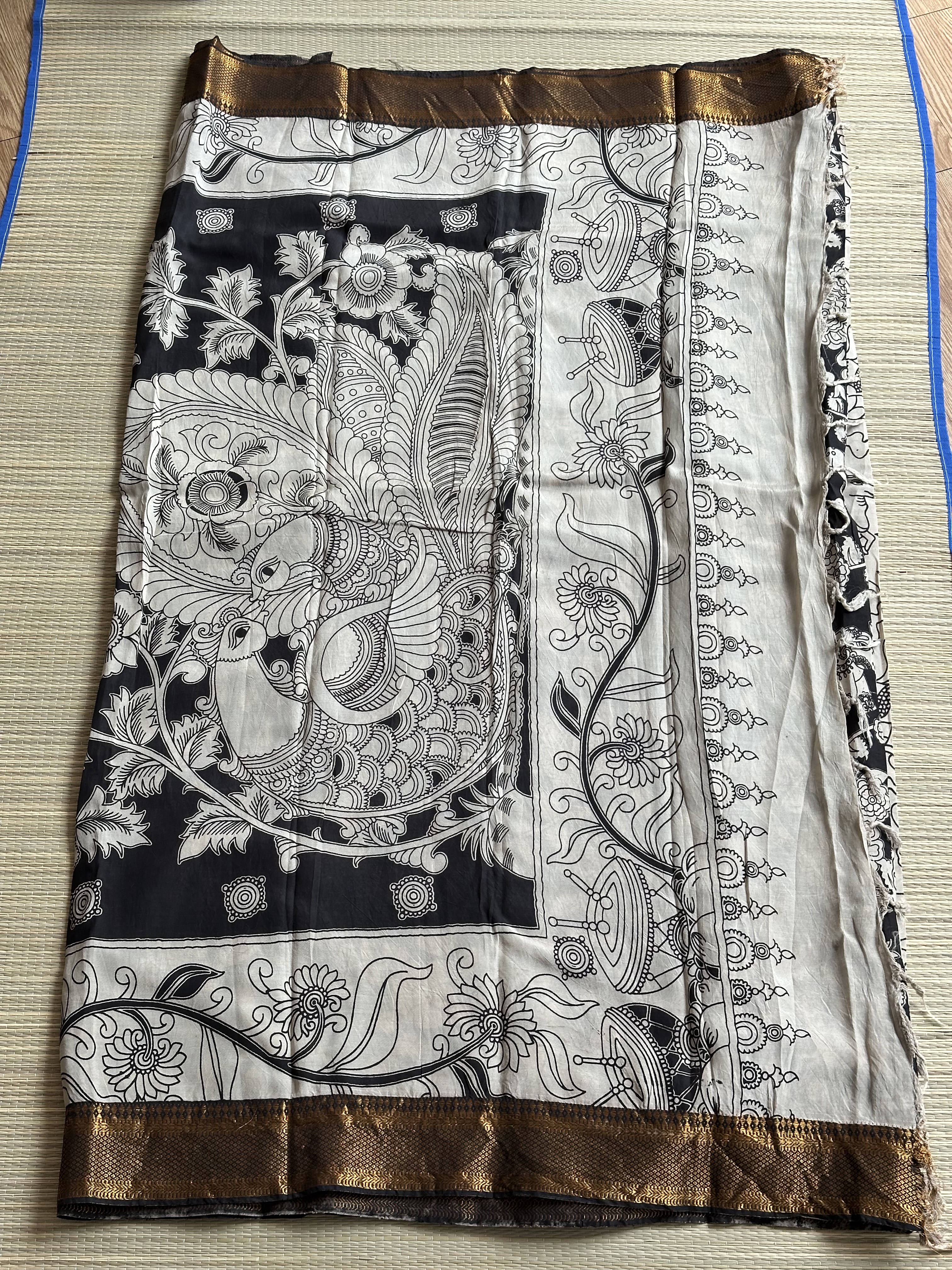 Mangalagiri Silk with Kalamkari (4)