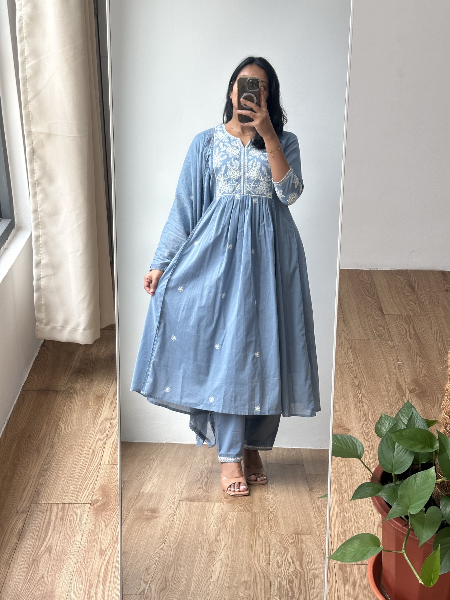 Mul Cotton Kurta Set