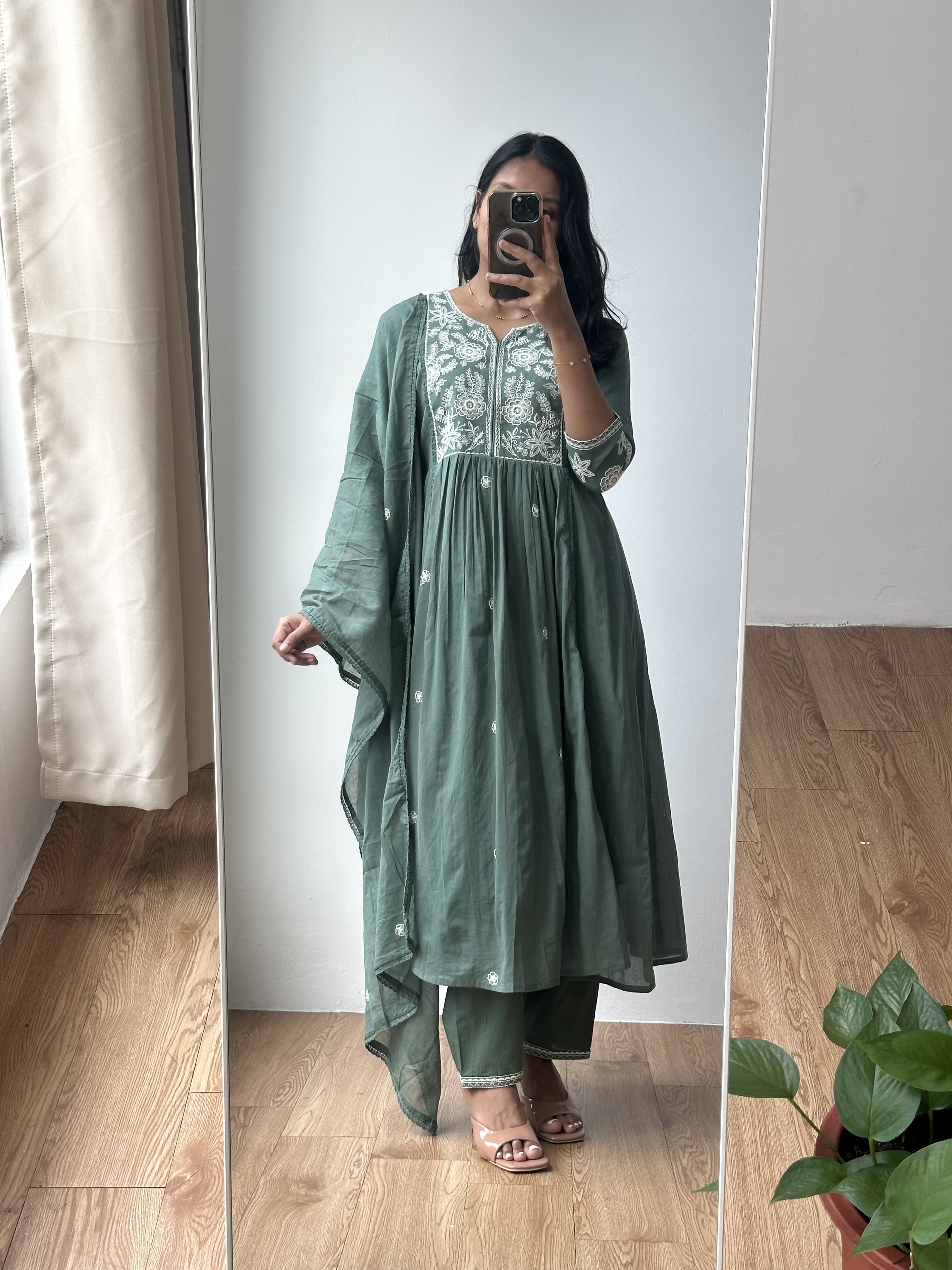 Mul Cotton Kurta Set