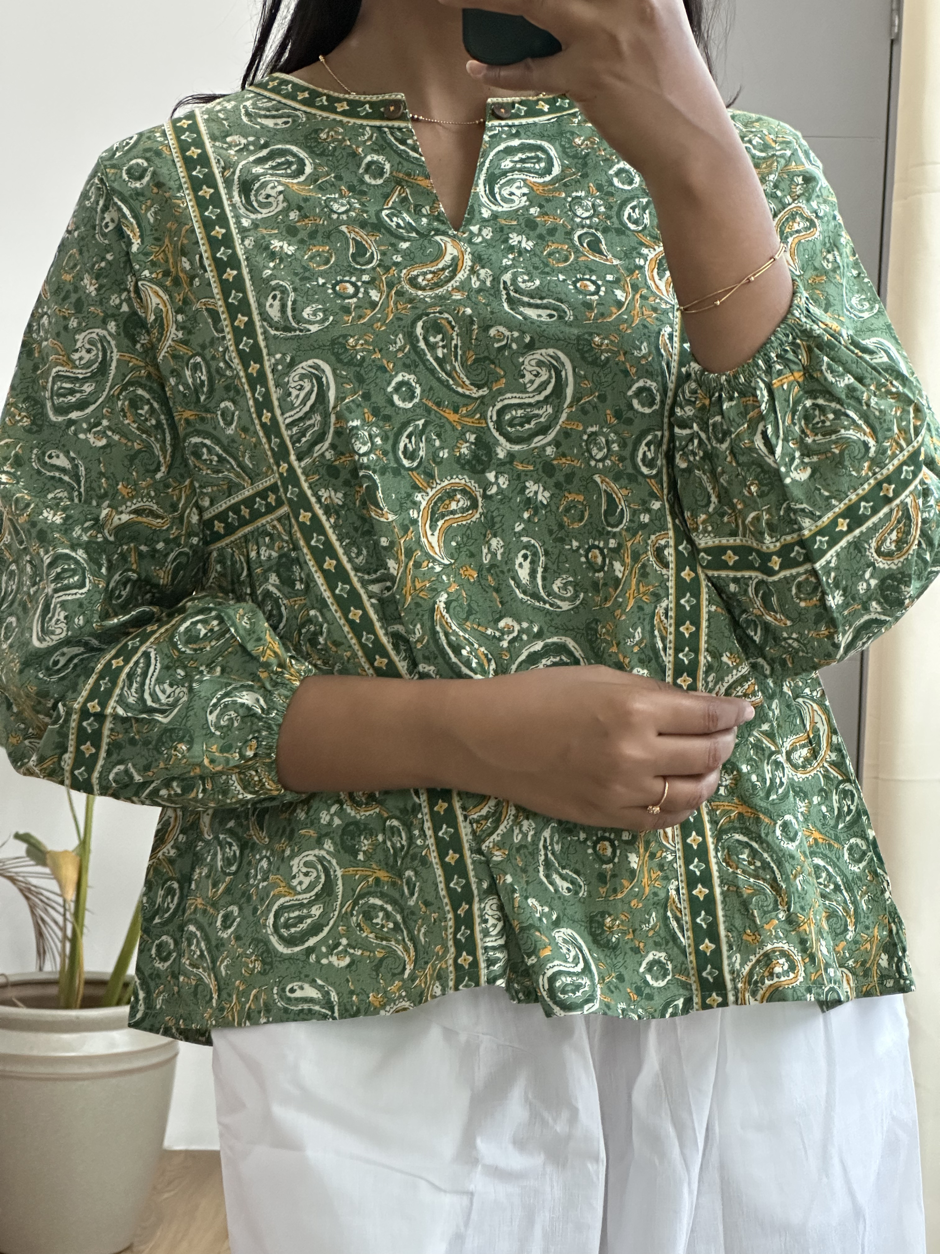 Long Sleeve Cotton Tunic