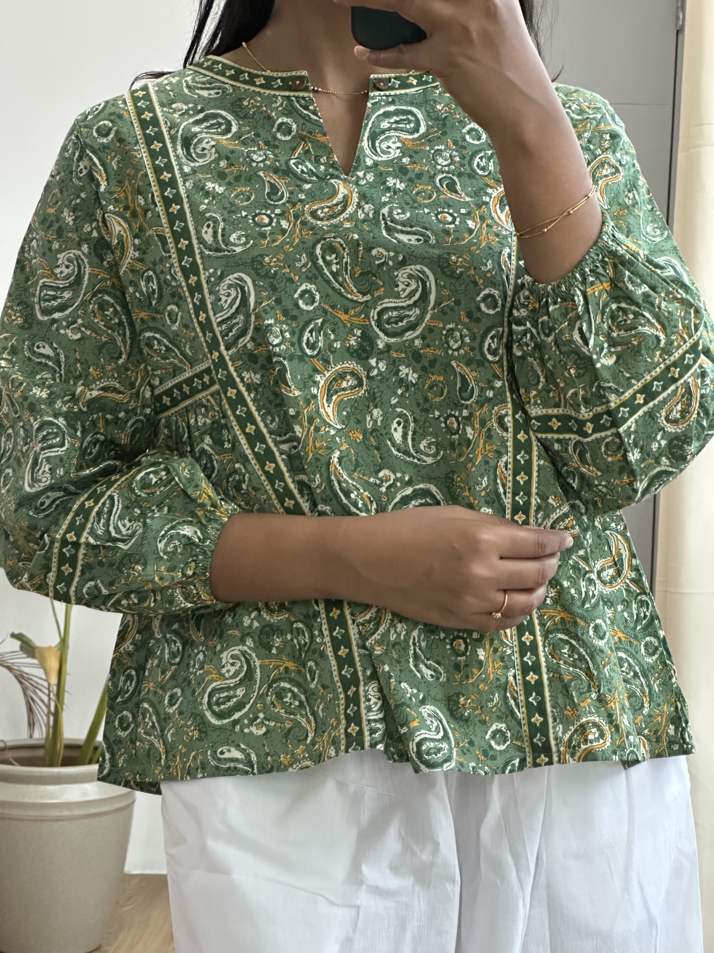 Long Sleeve Cotton Tunic