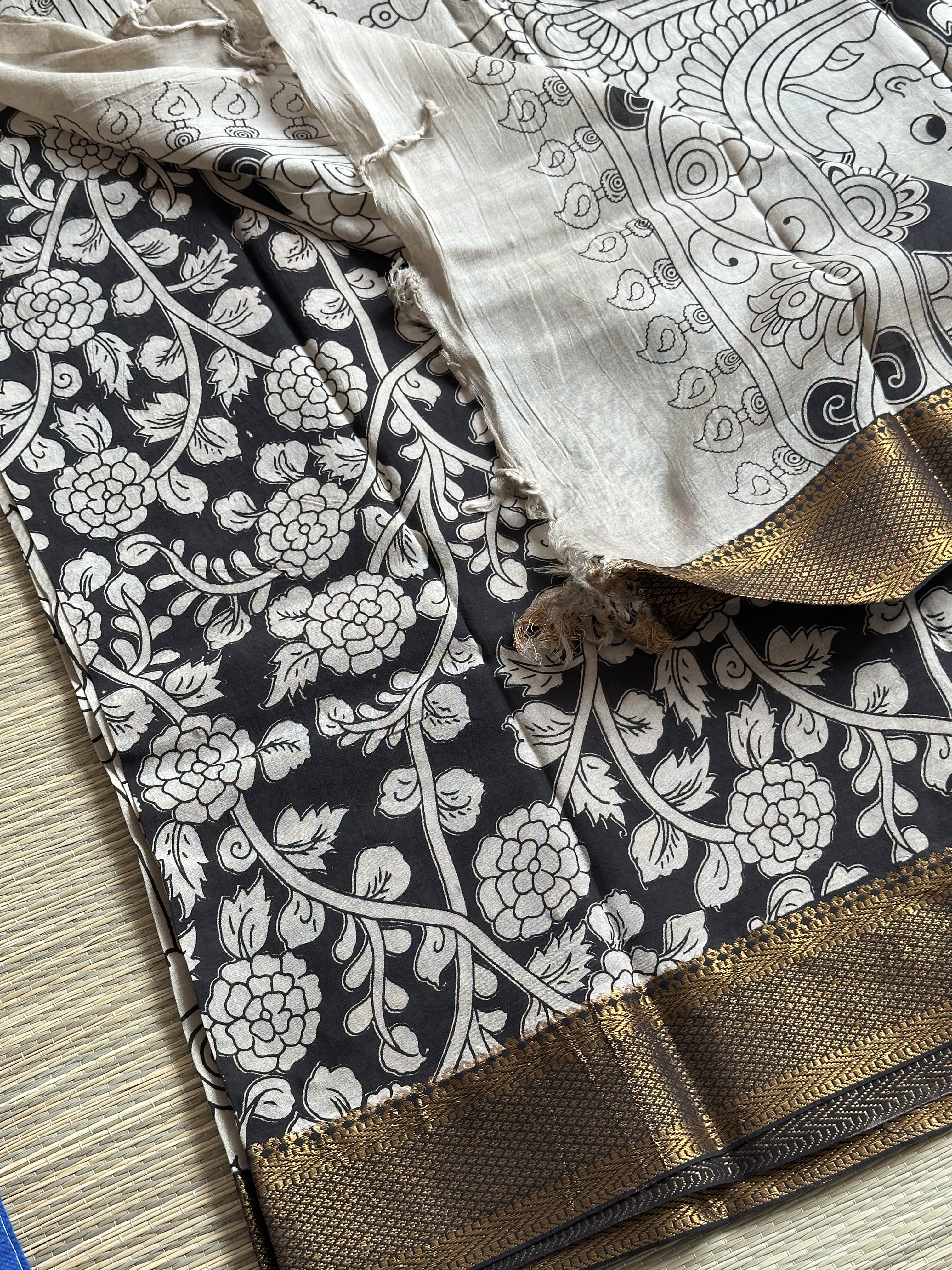 Mangalagiri Silk with Kalamkari (7)