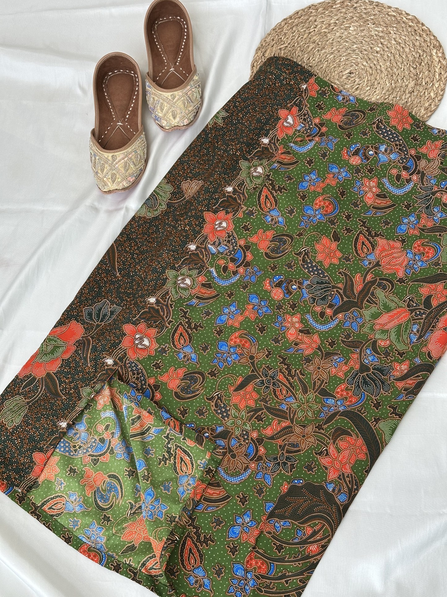 Sarong Midi Pencil Skirt (Size L)
