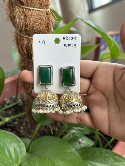 German Silver Jhumka
