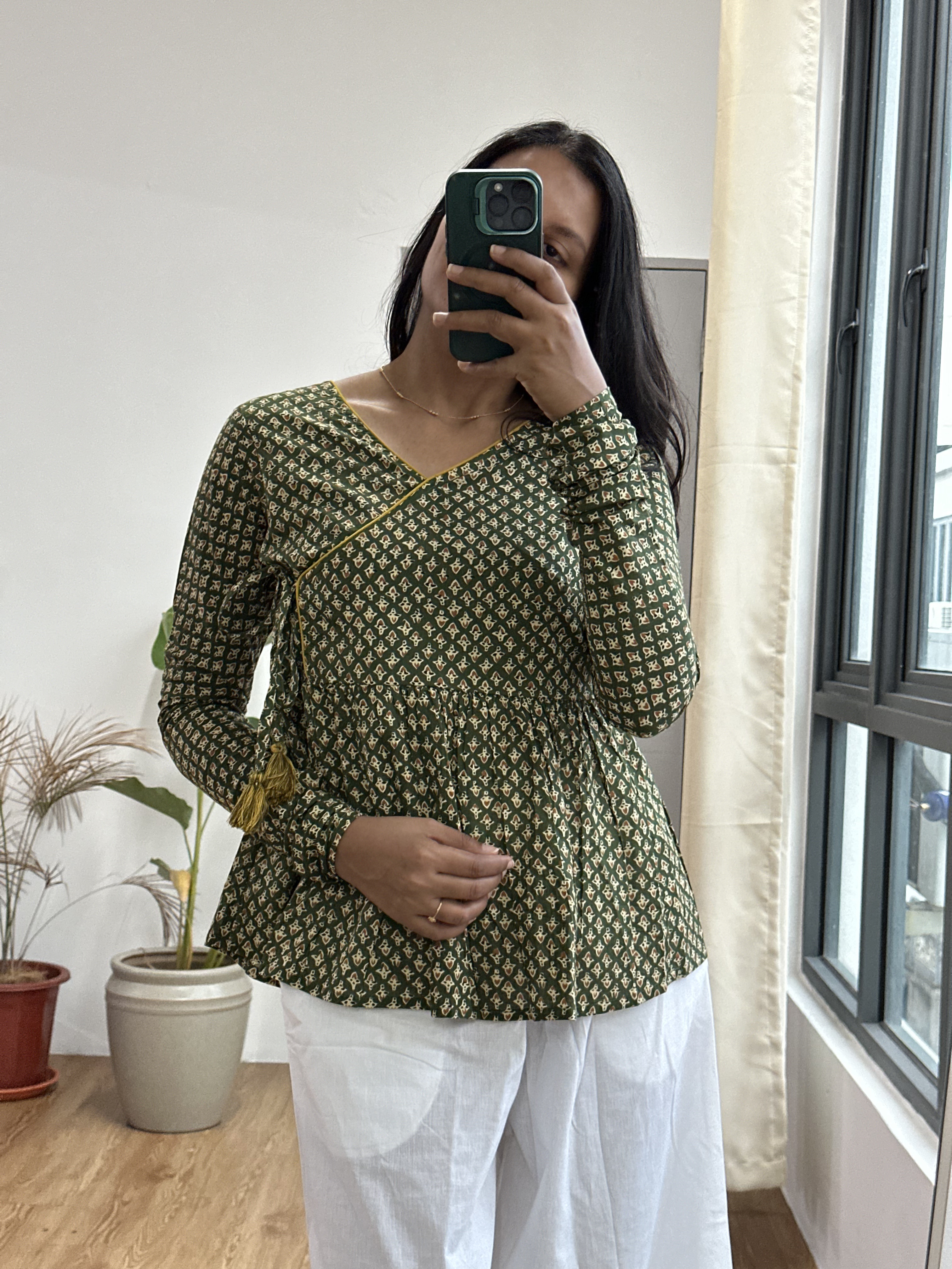 Long Sleeve Cotton Tunic