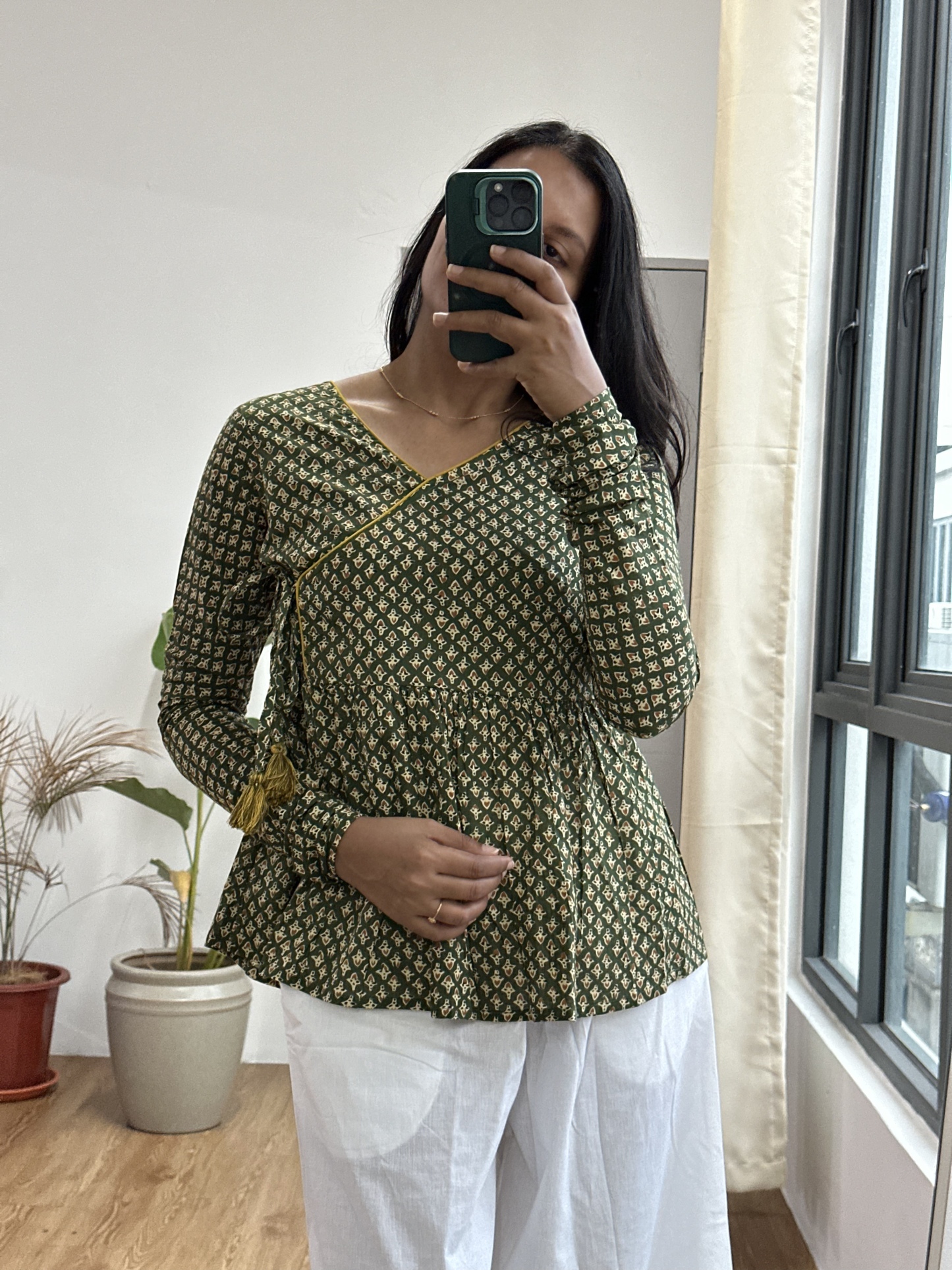 Long Sleeve Cotton Tunic