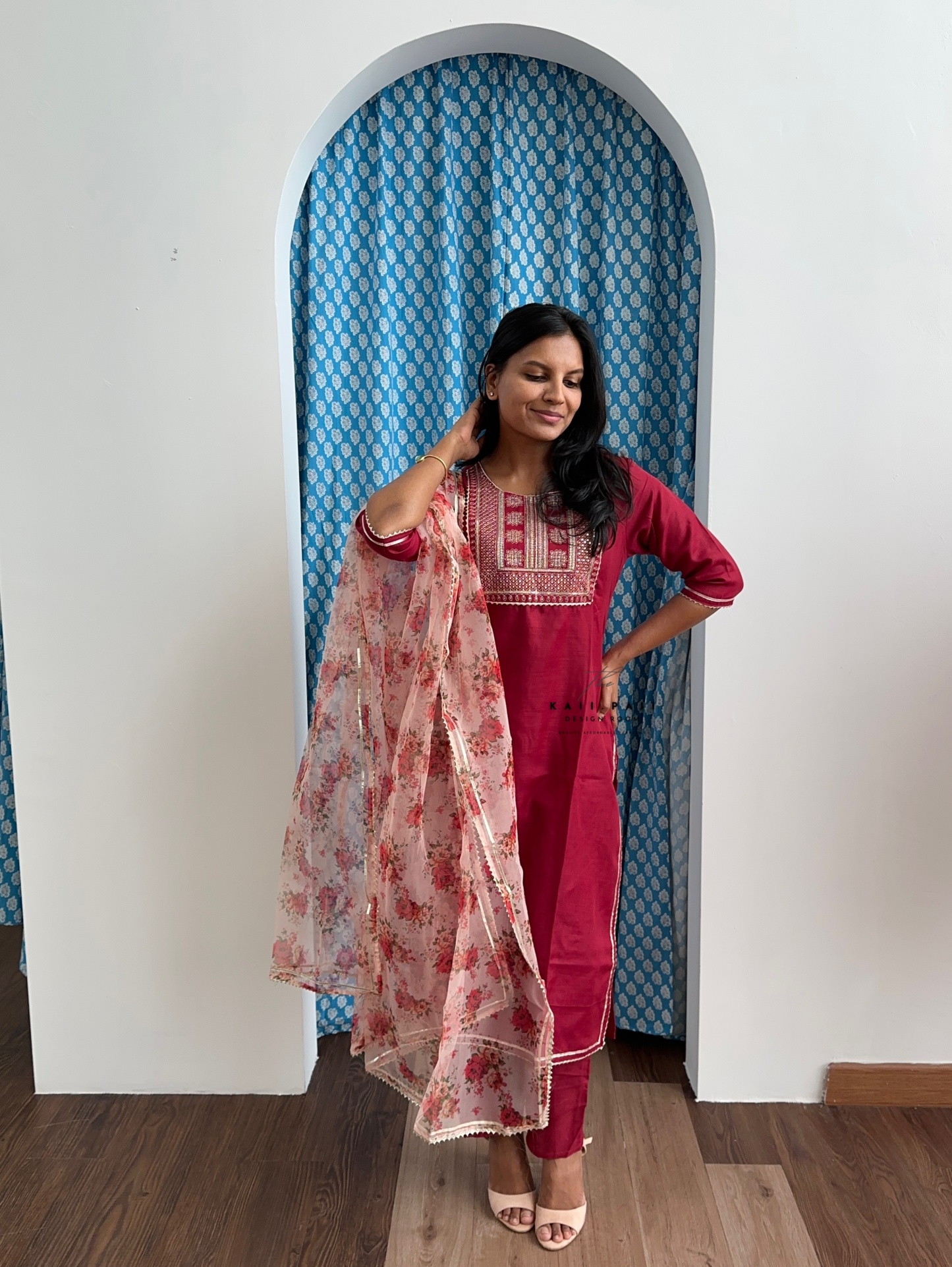 Silk Blend Kurta Set