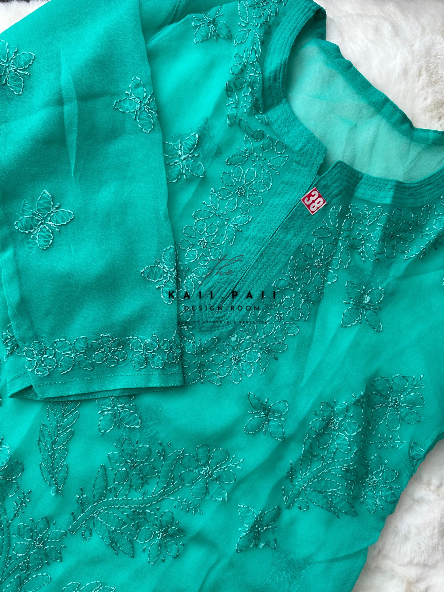 Georgette Chikankari Kurta