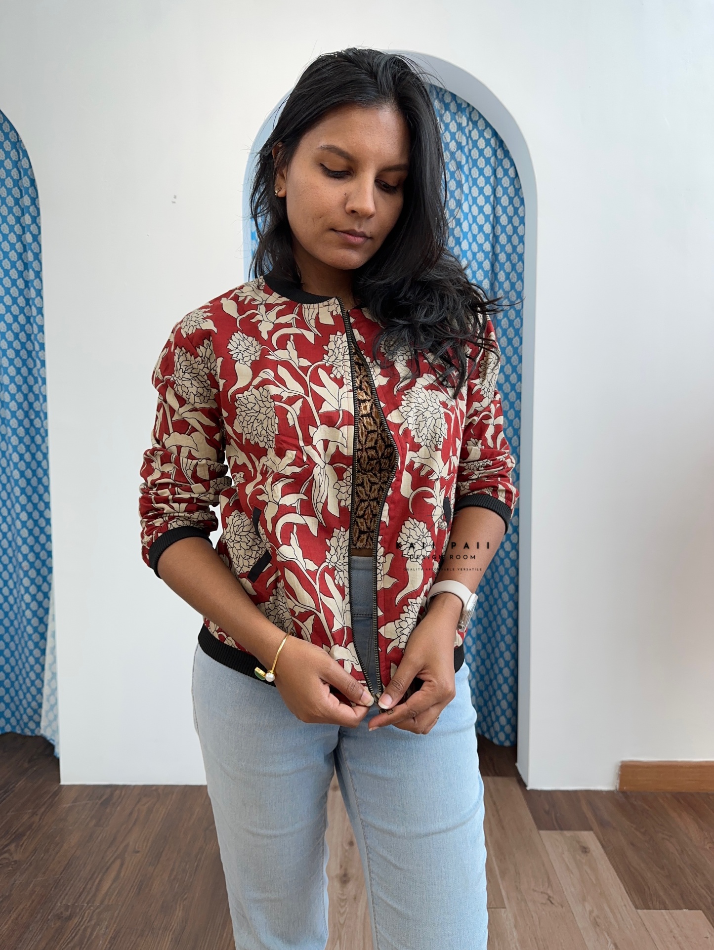 Indowestern Bomber Jacket