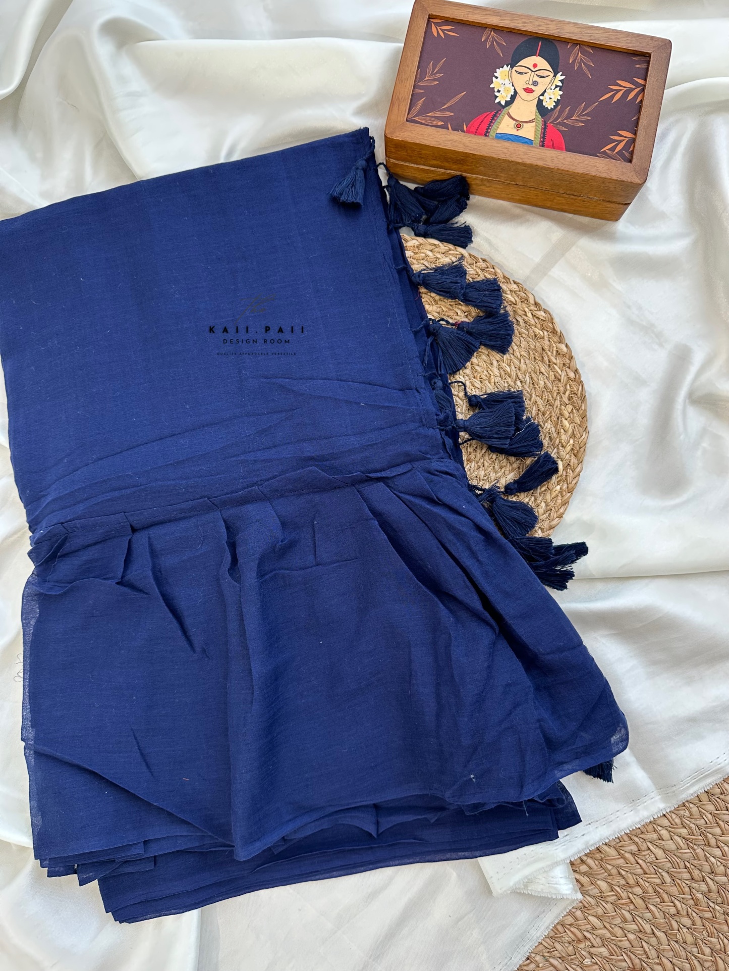 Mul Ruffle Saree