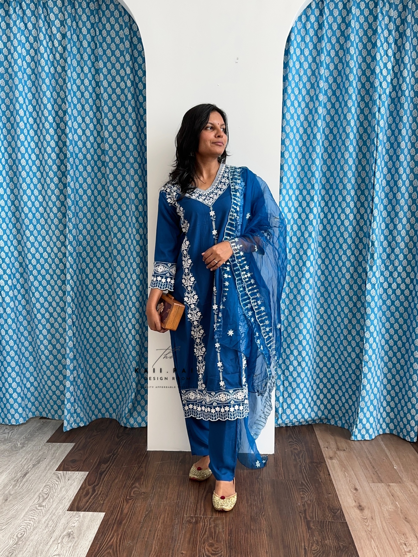 Rayon Embroidered Kurta Set