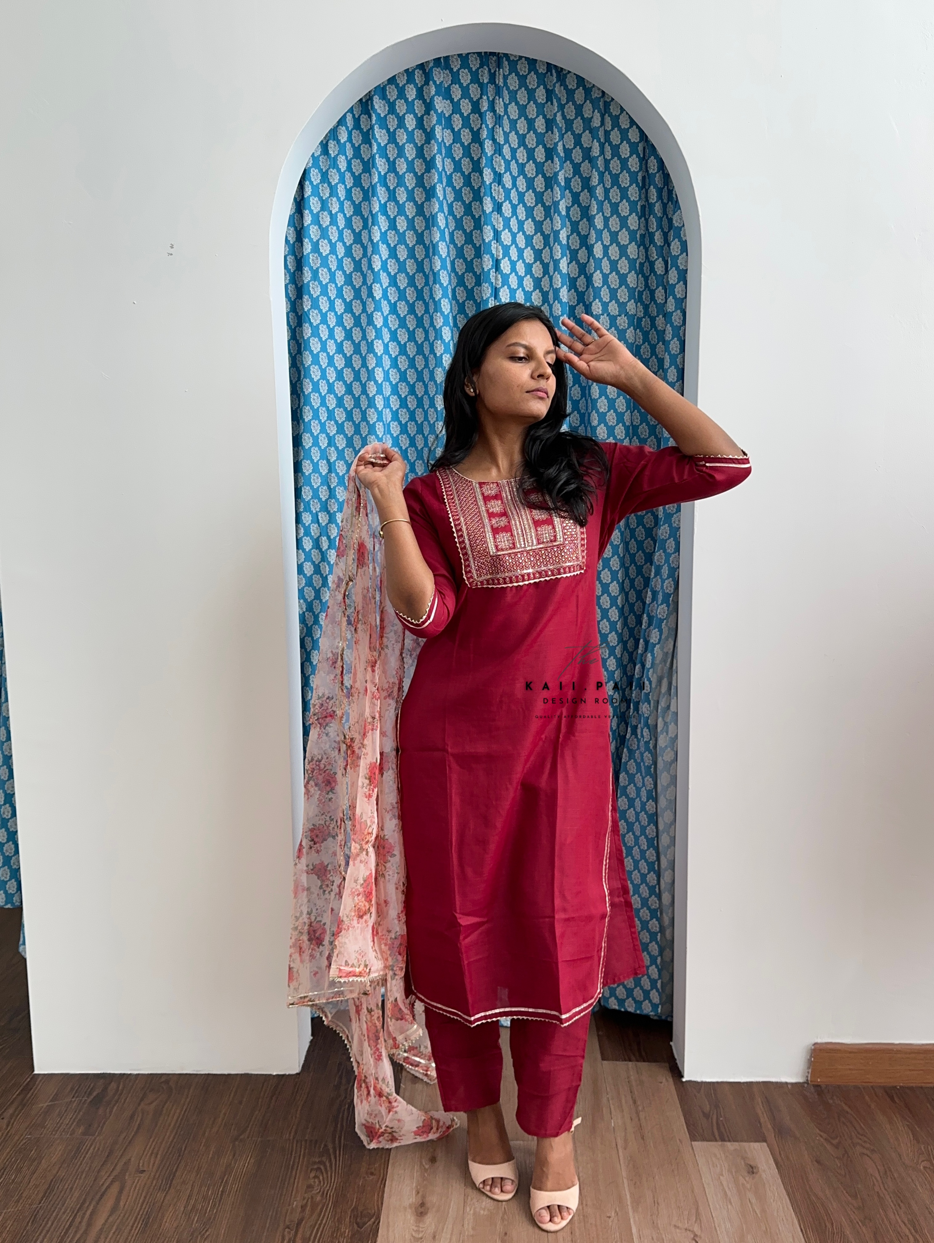 Silk Blend Kurta Set