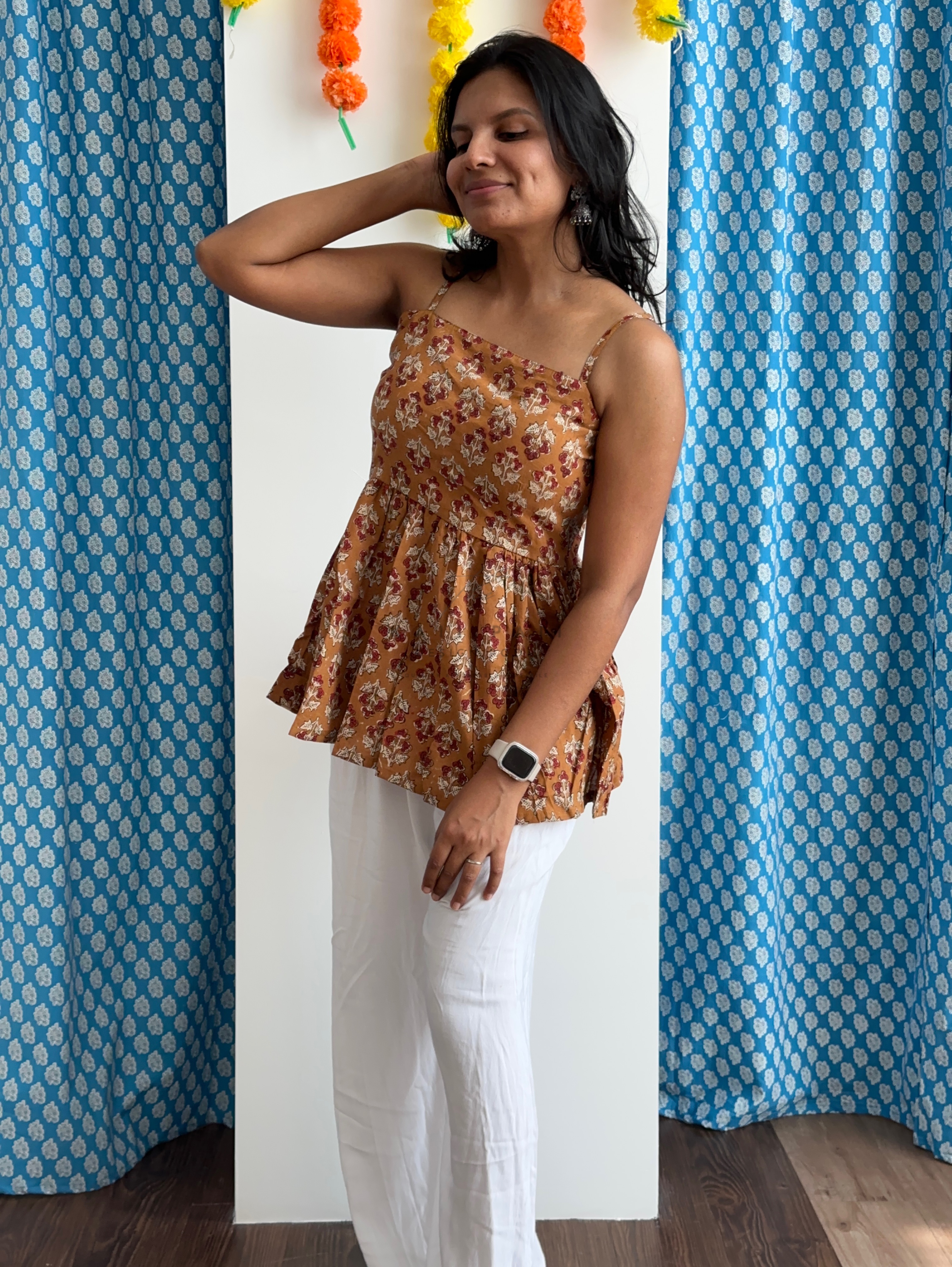 Blockprint Padded Top