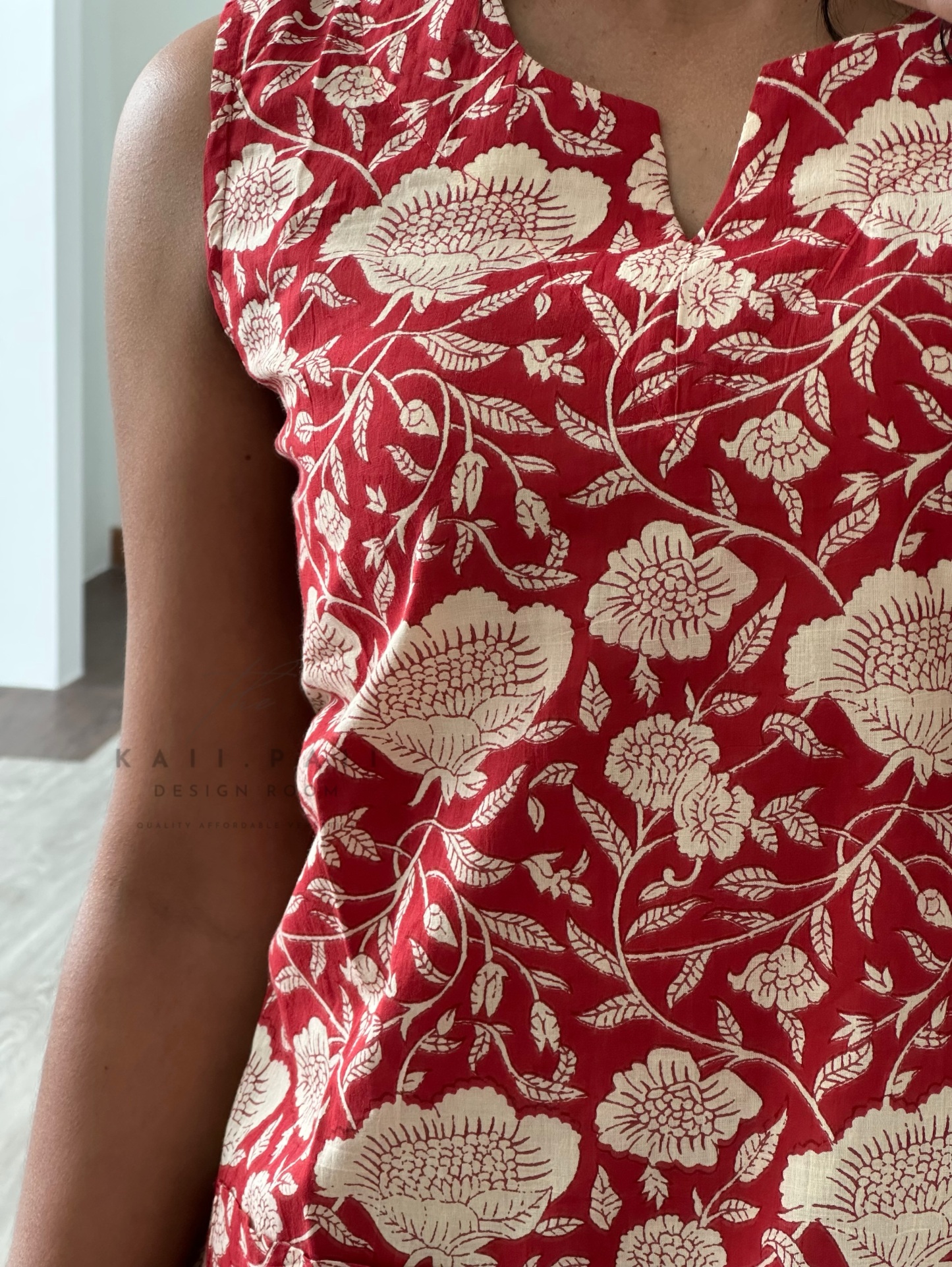 Handblock Cotton Tunic