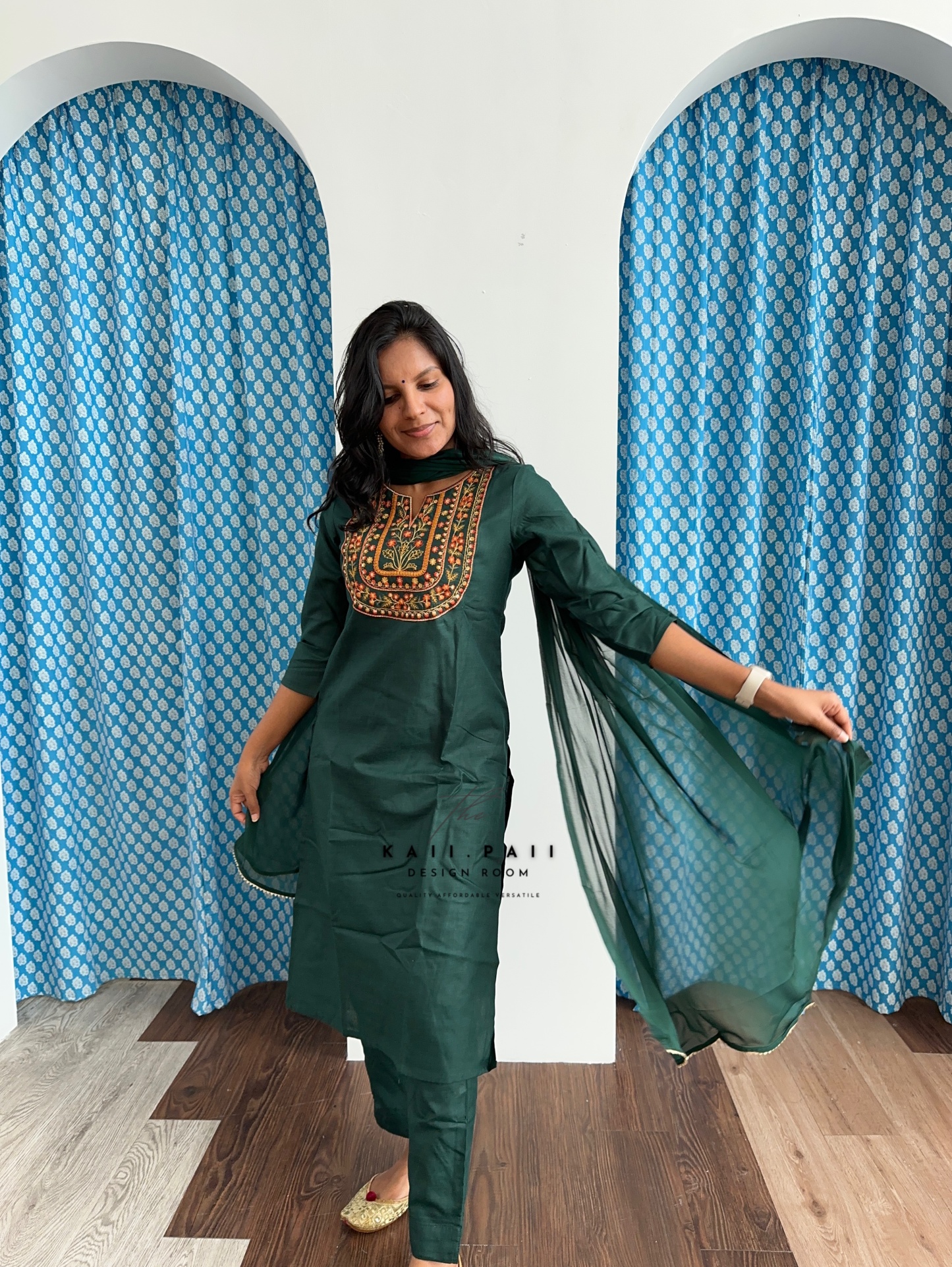Cotton Blend Kurta Set