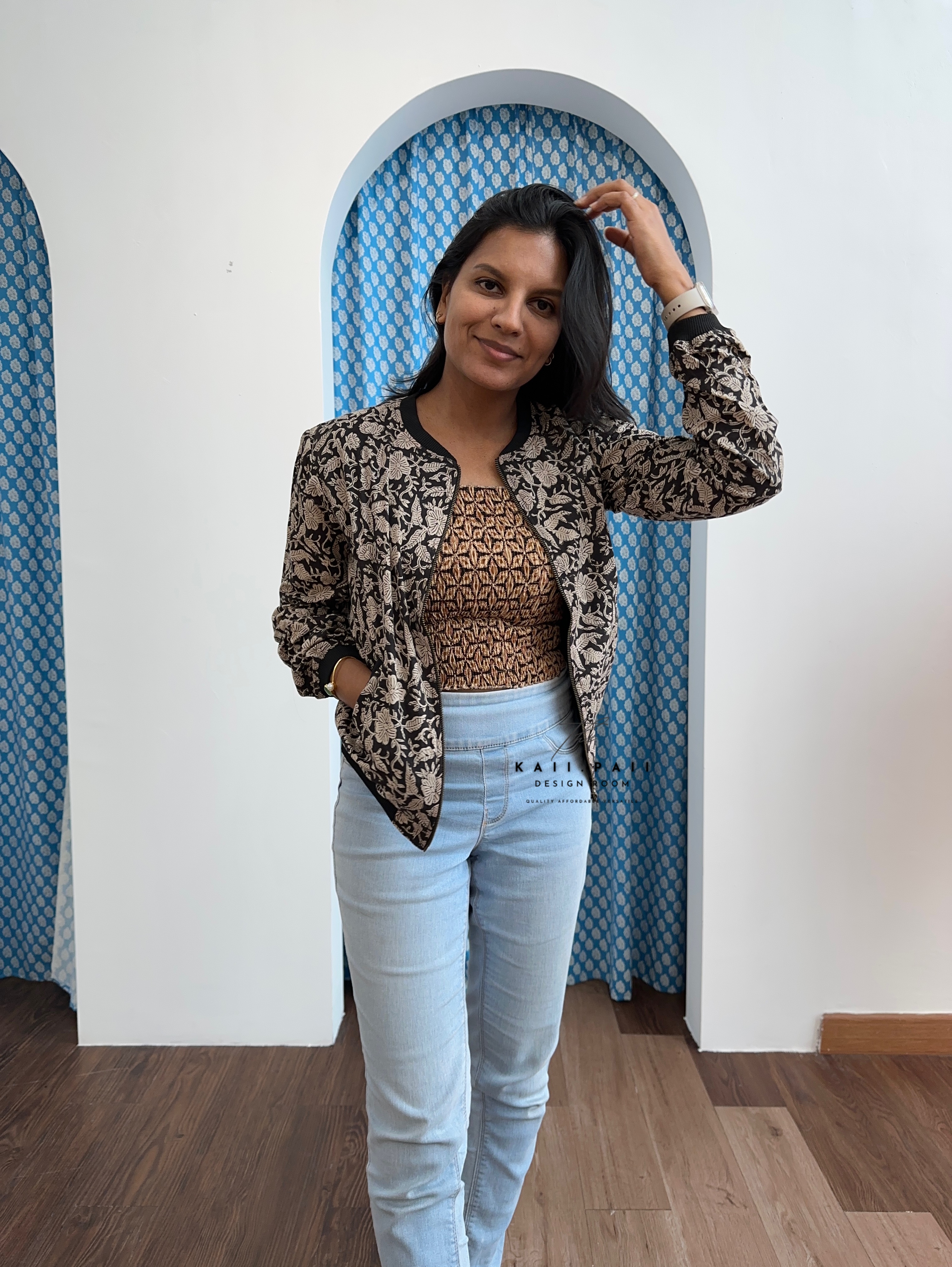 Indowestern Bomber Jacket
