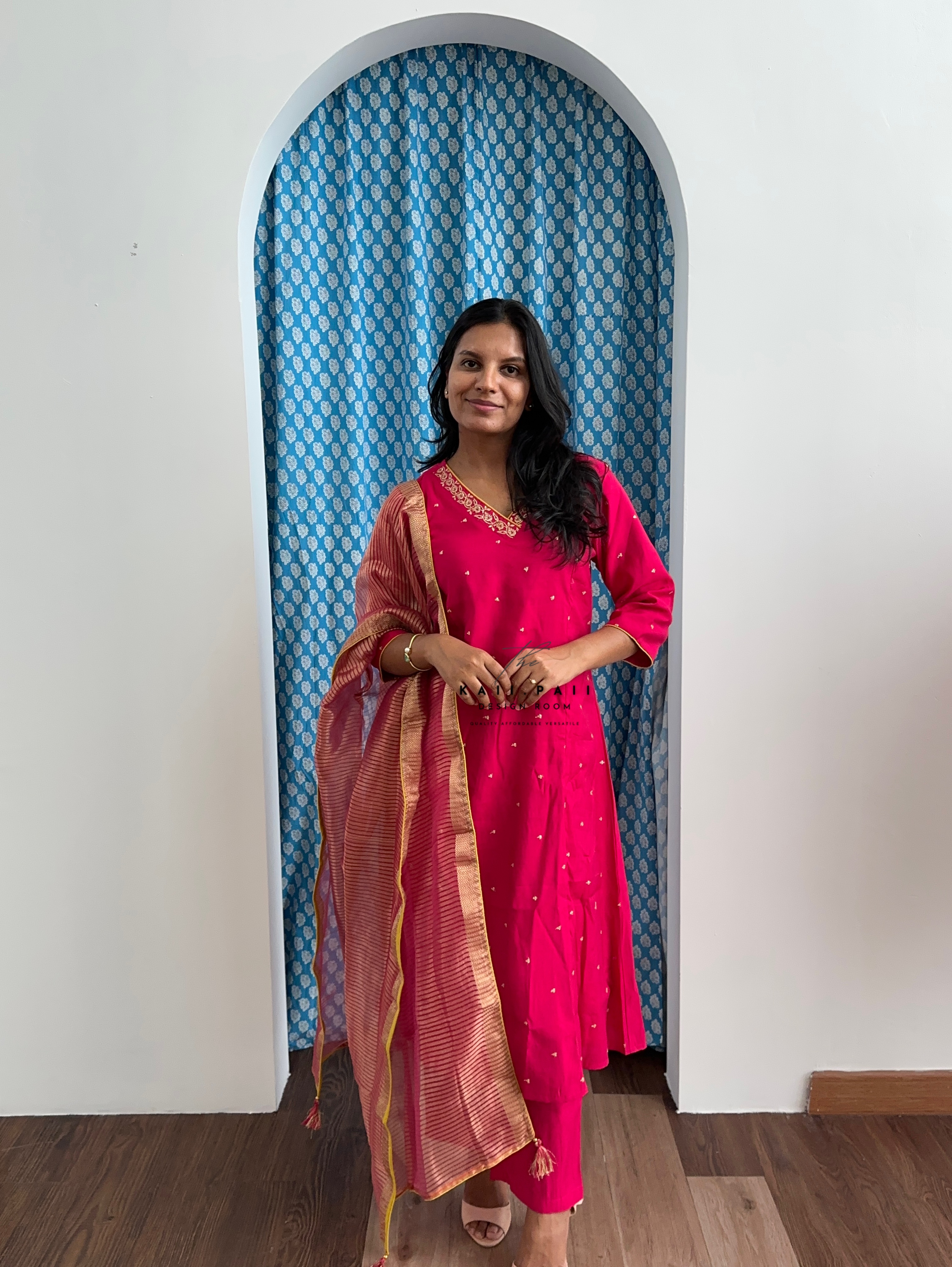 Silk Blend Kurta Set