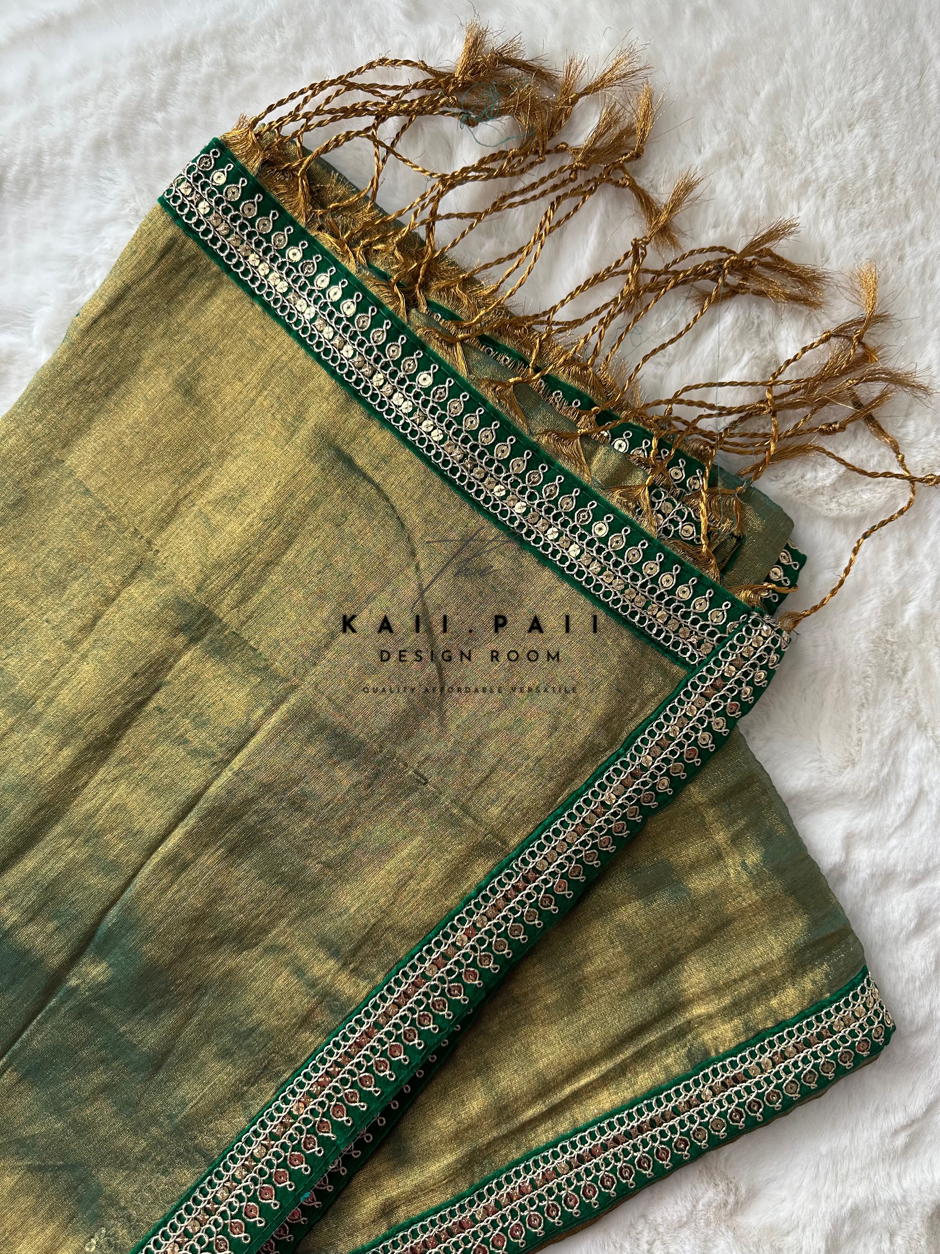 Tissue Saree with Border