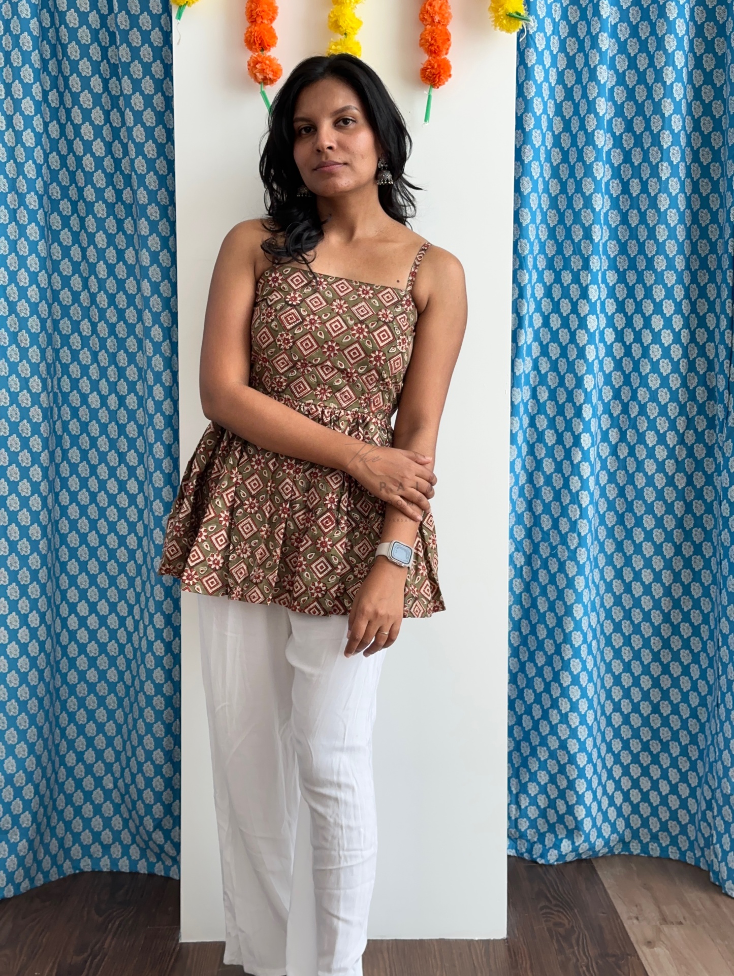 Blockprint Padded Top