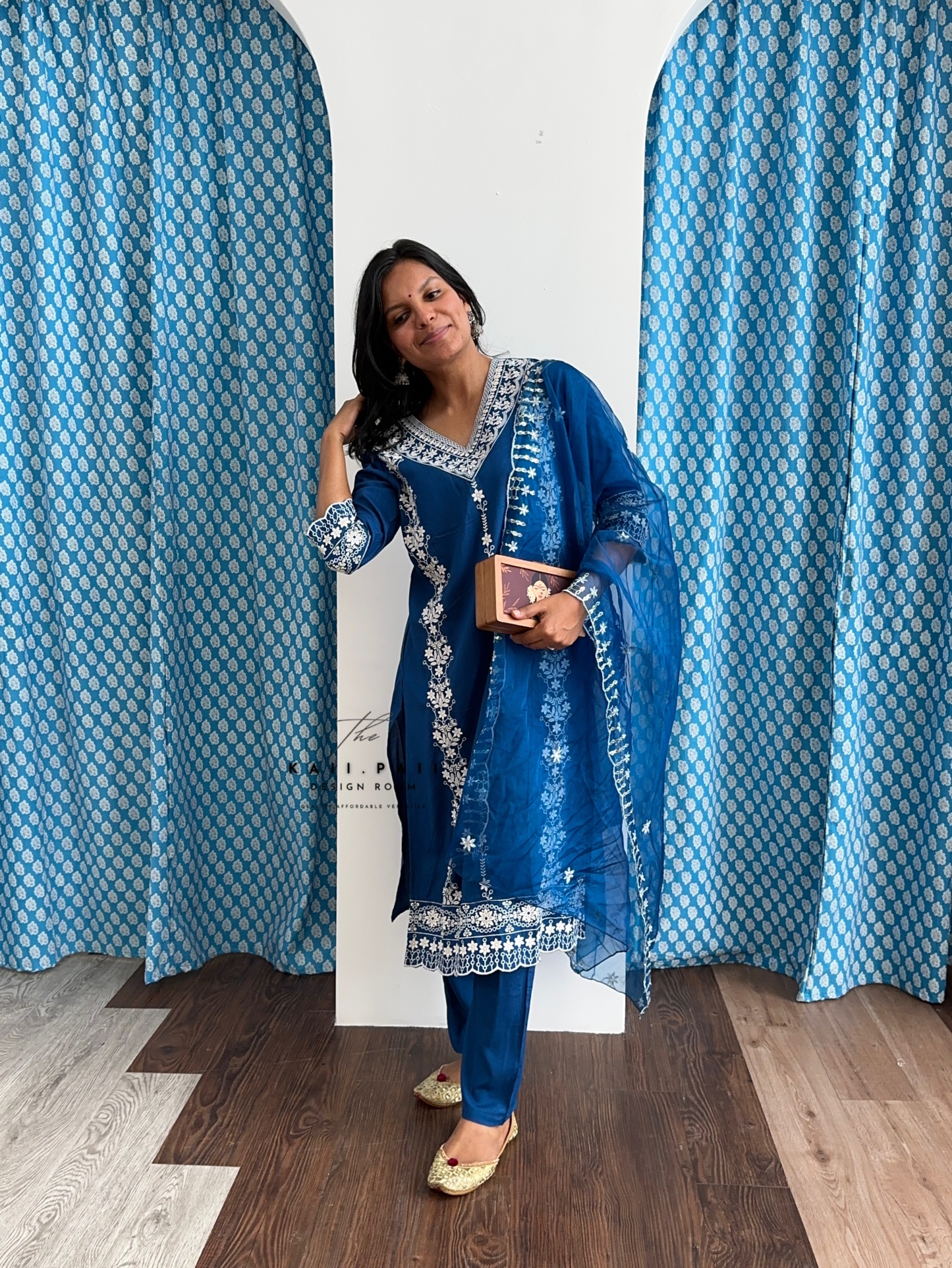 Rayon Embroidered Kurta Set