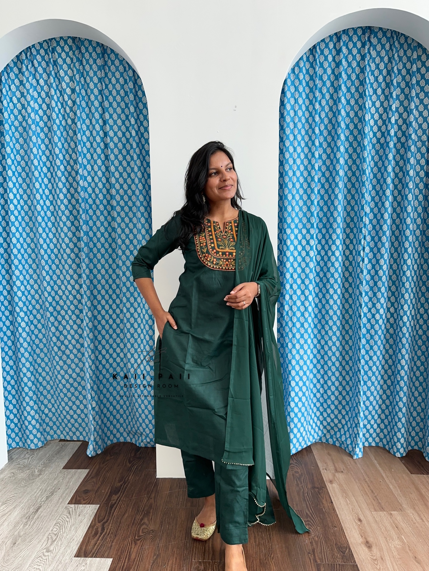 Cotton Blend Kurta Set