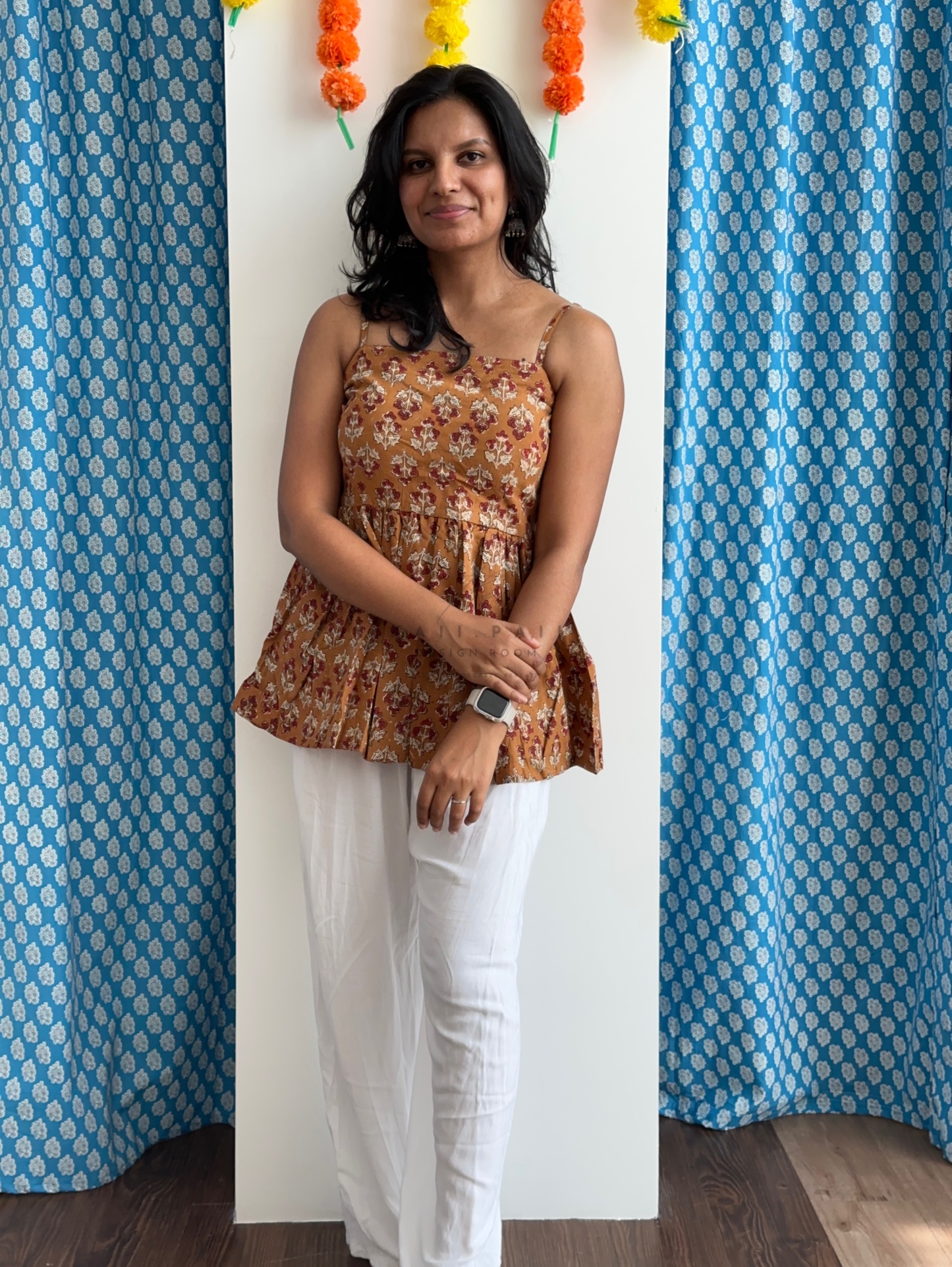 Blockprint Padded Top