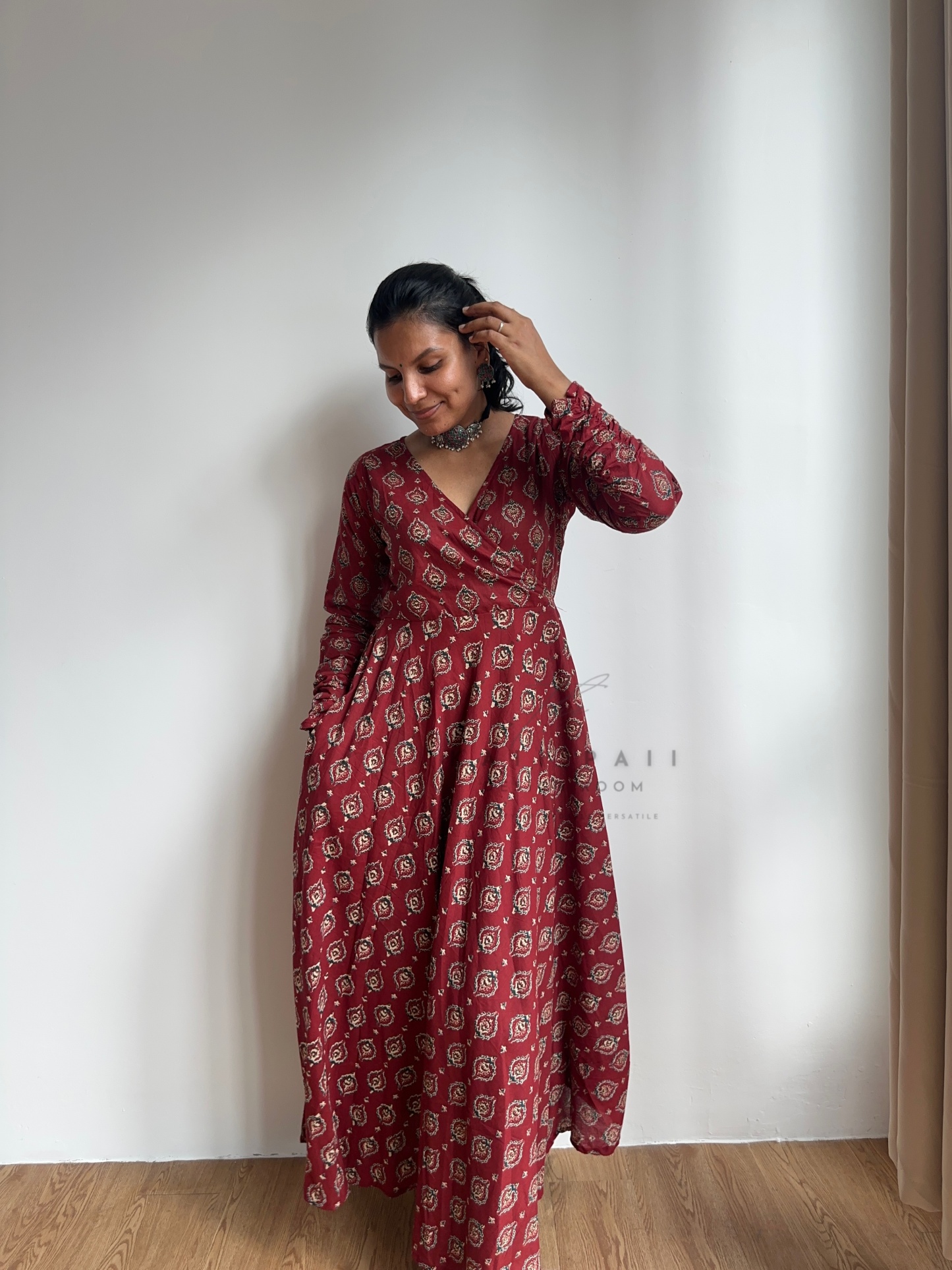 Angrakha Anarkali Dress