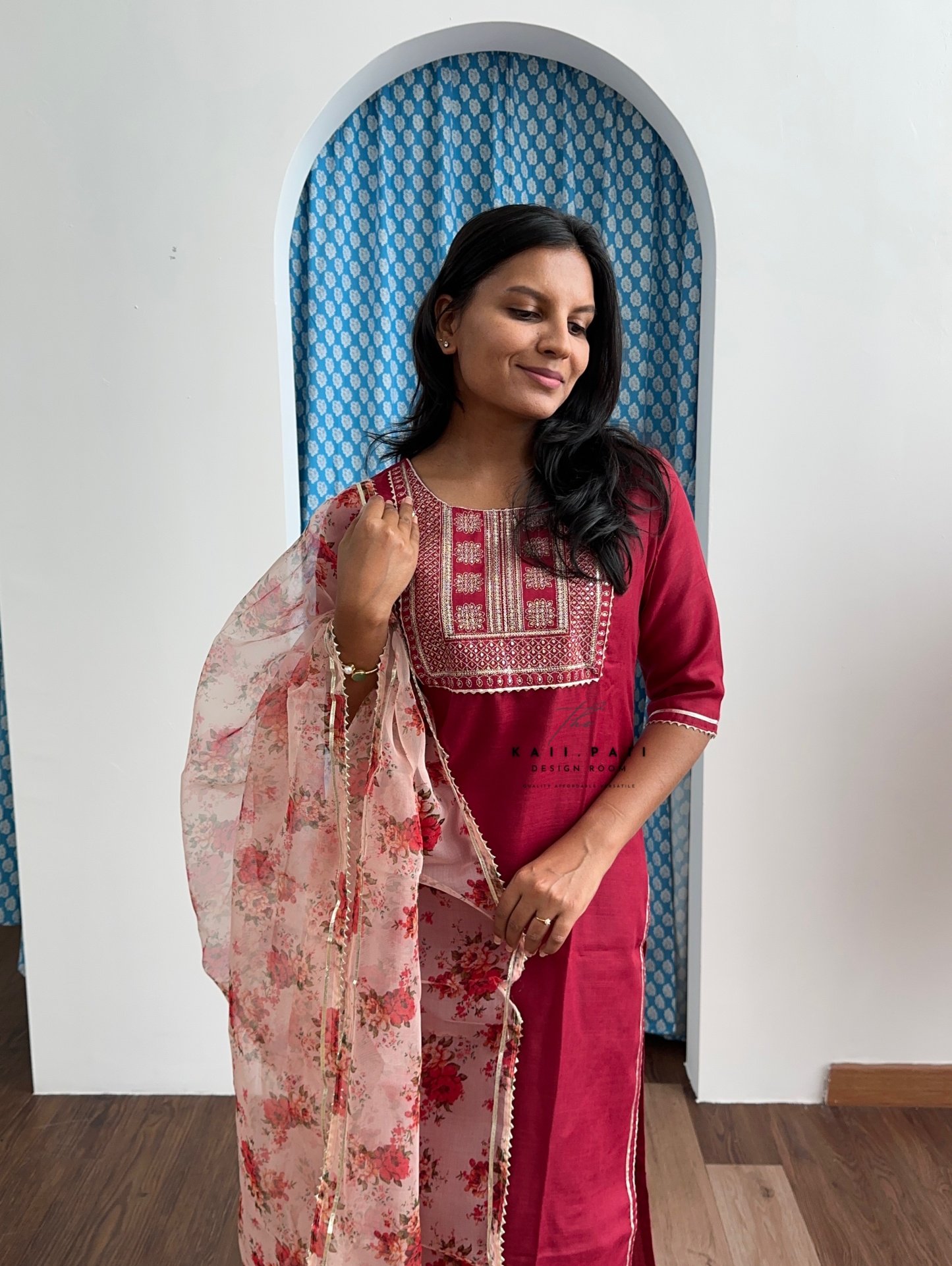 Silk Blend Kurta Set