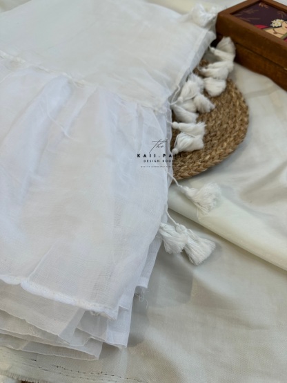 Mul Ruffle Saree