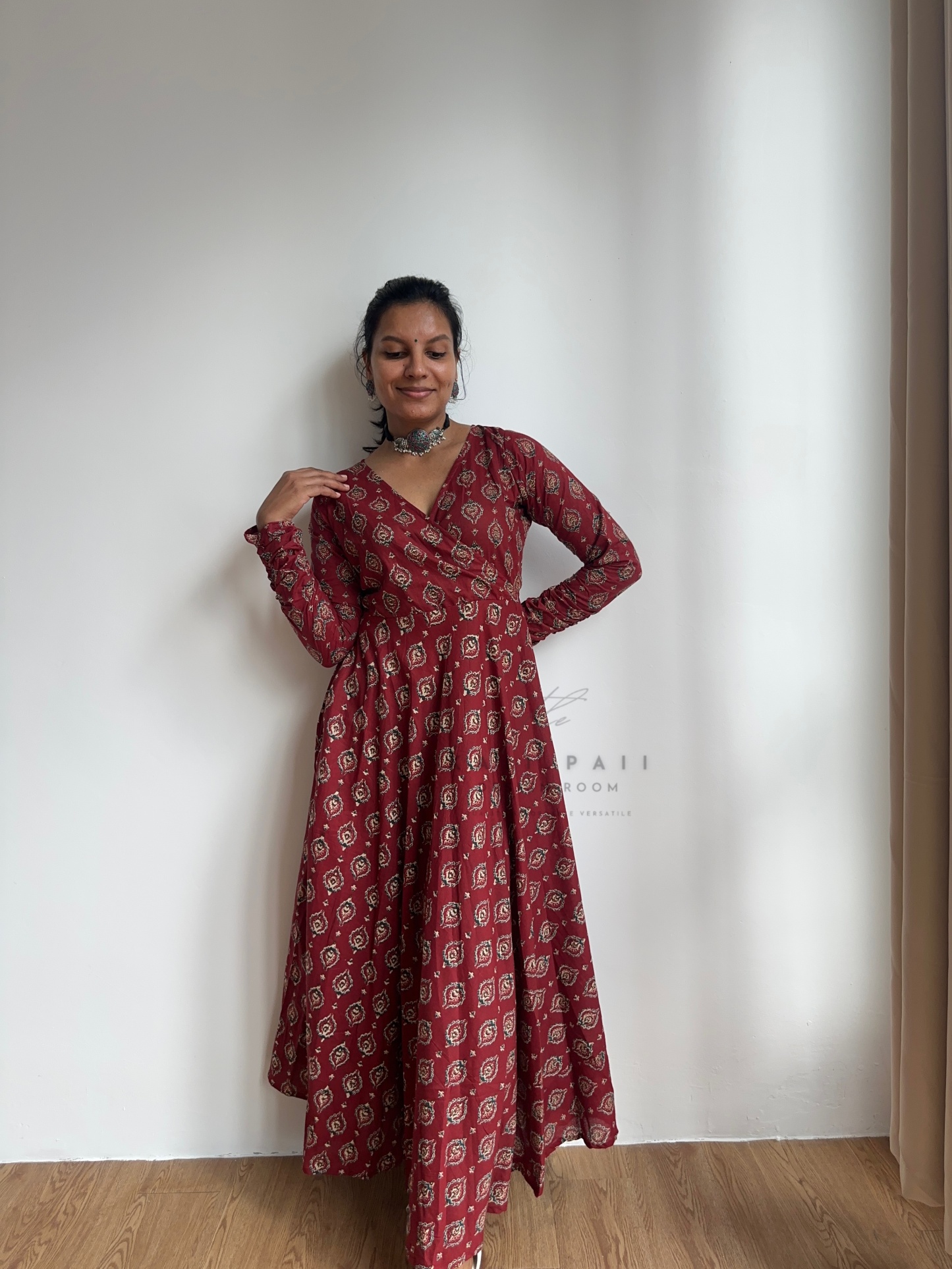 Angrakha Anarkali Dress