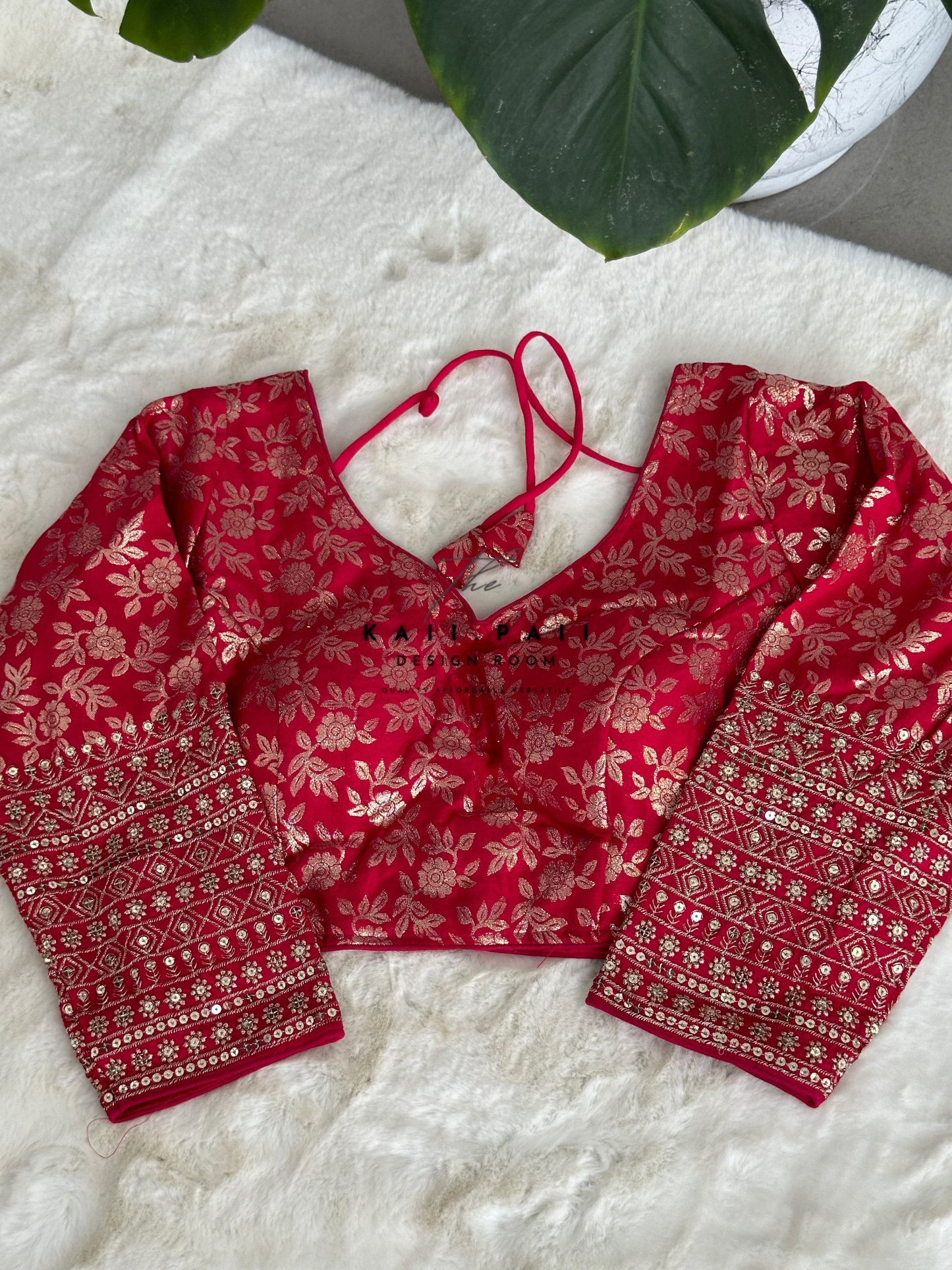 3/4th Sleeve Saree Blouse