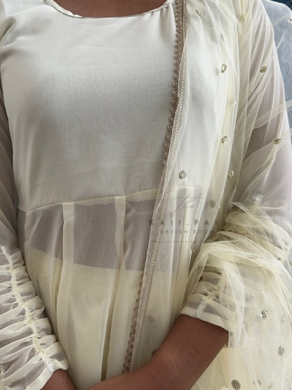 Long Sleeve A Line Suit