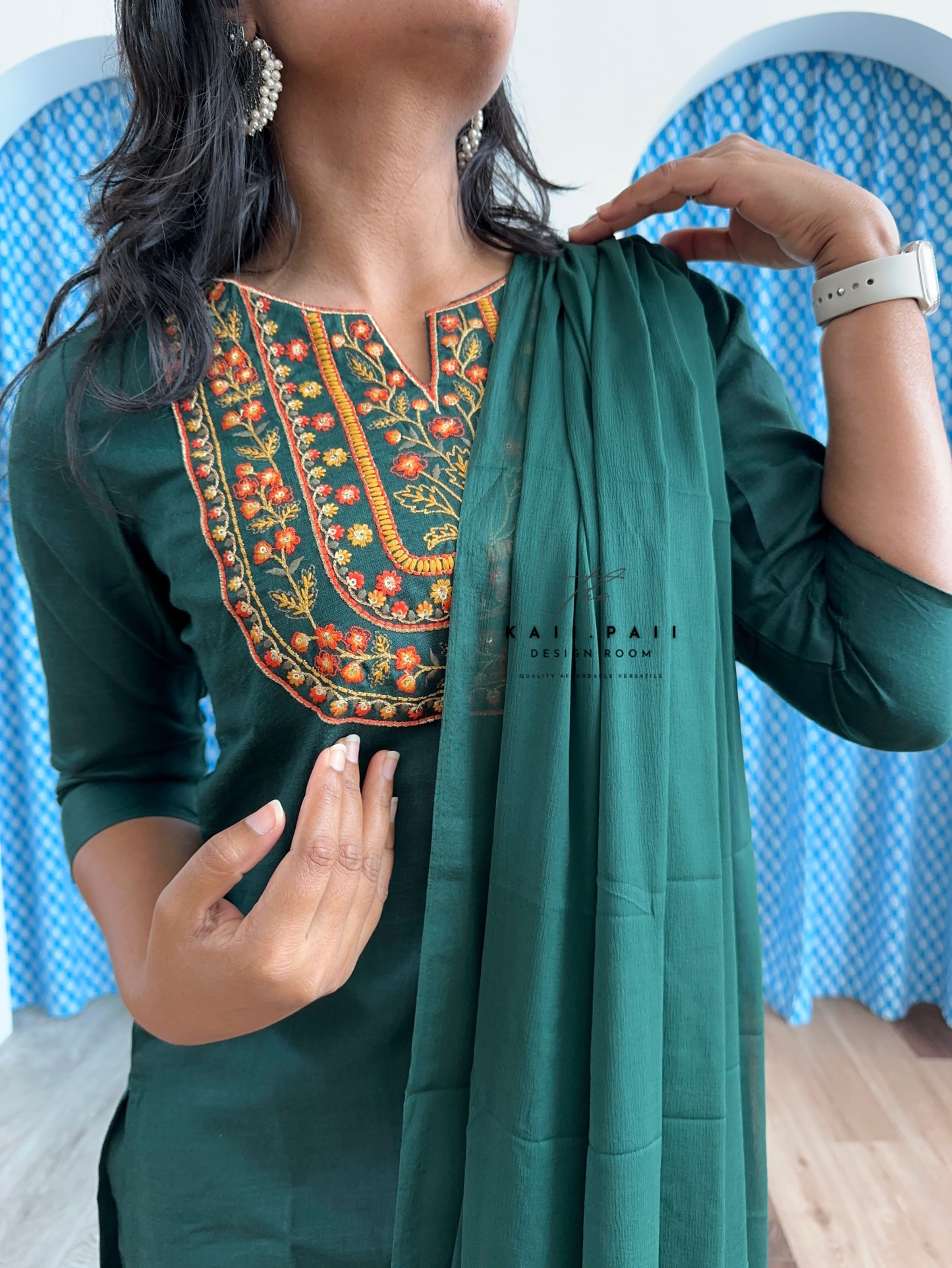 Cotton Blend Kurta Set