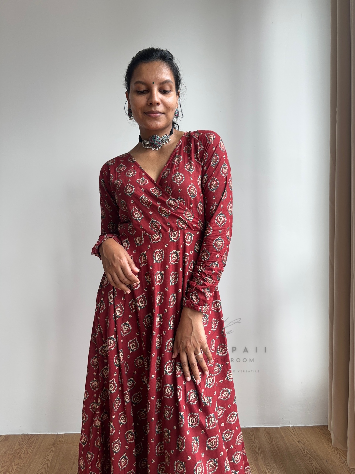 Angrakha Anarkali Dress