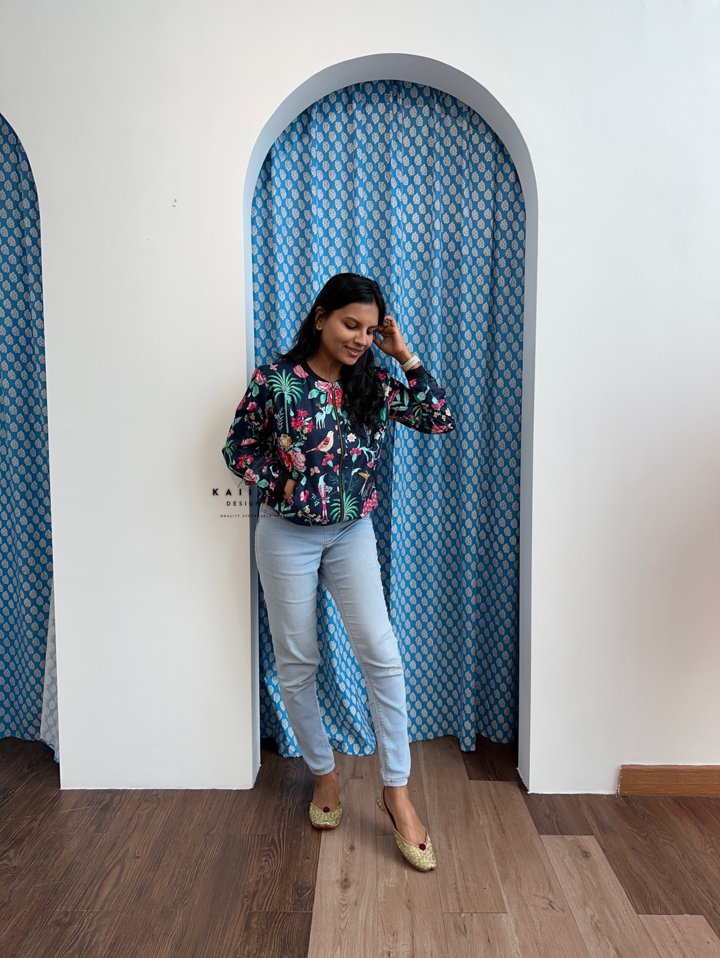 Indowestern Bomber Jacket