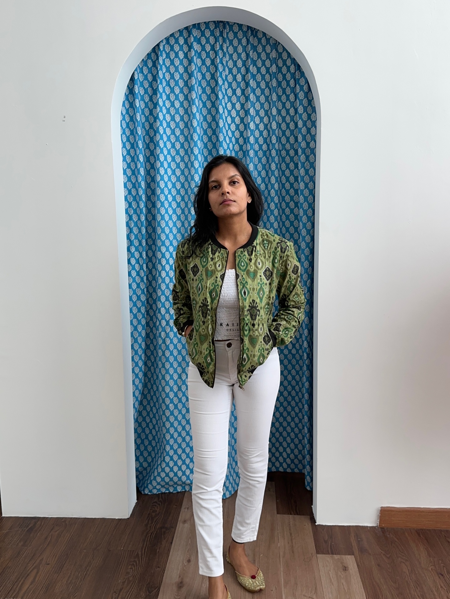 Indowestern Bomber Jacket