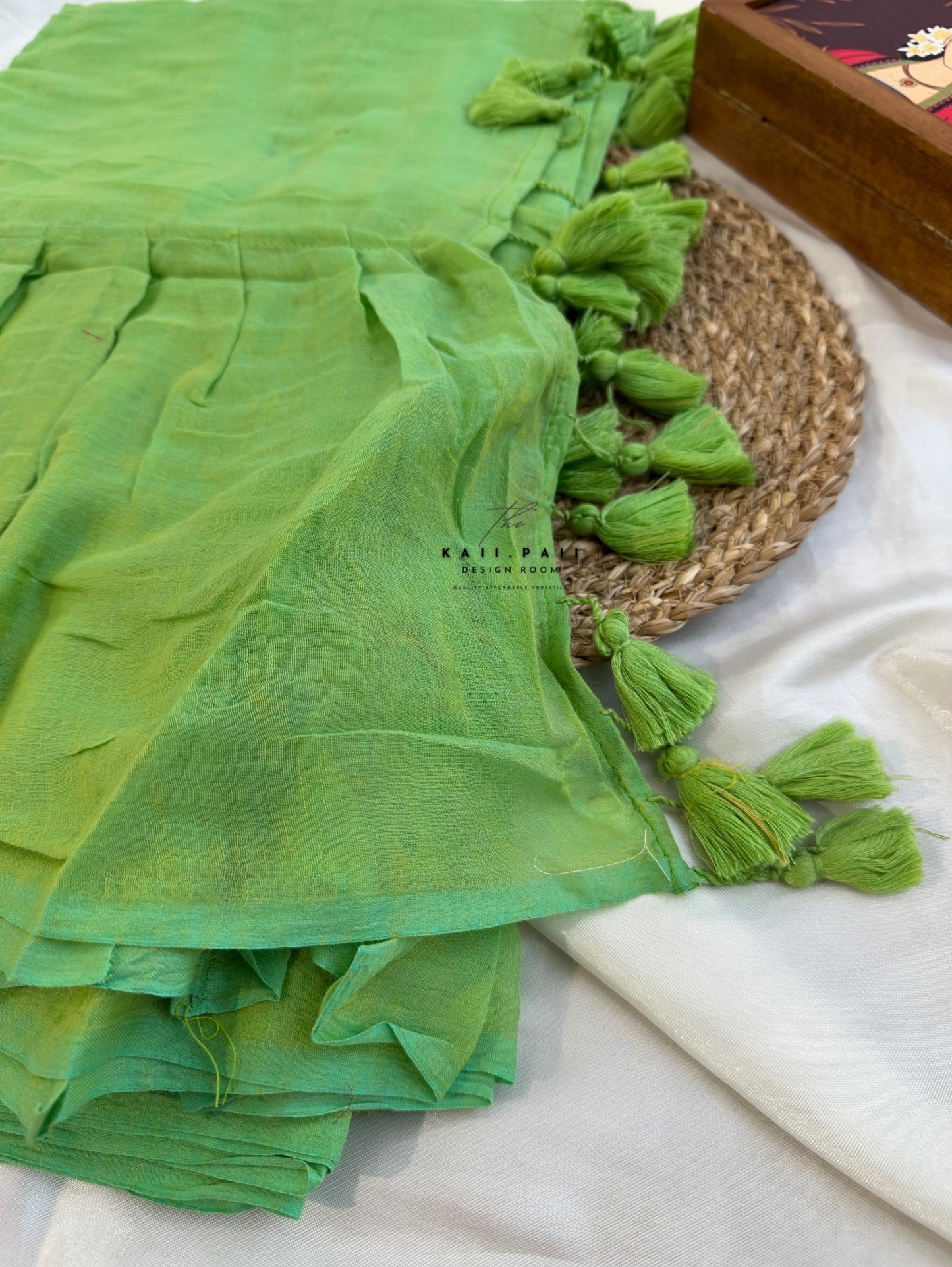 Mul Ruffle Saree