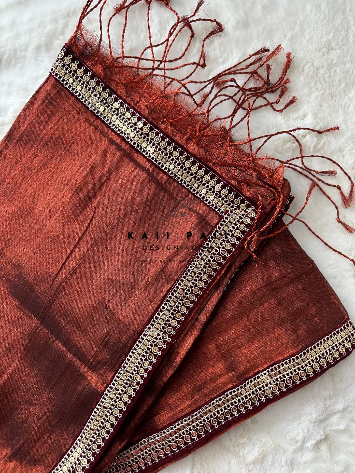 Tissue Saree with Border