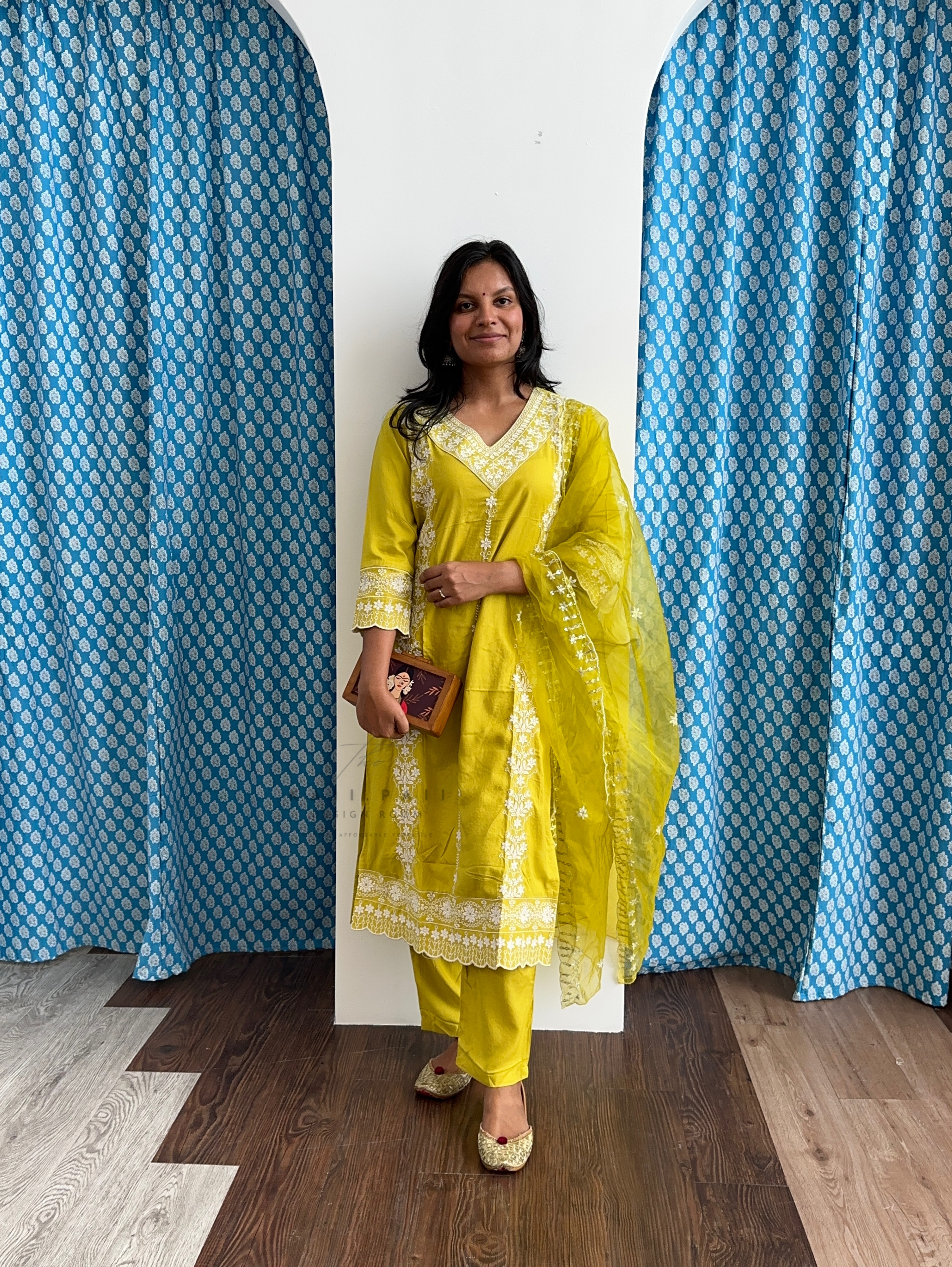 Rayon Embroidered Kurta Set