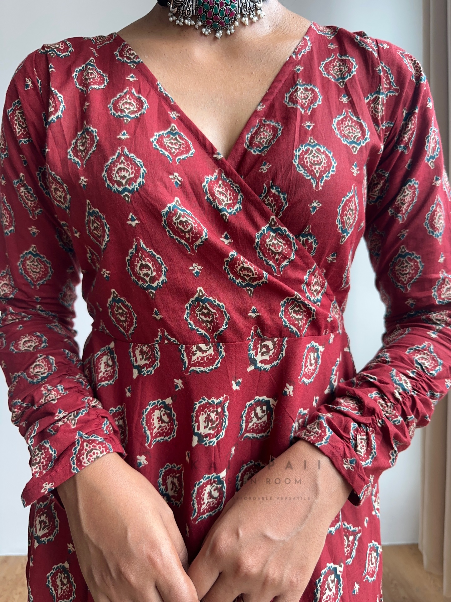 Angrakha Anarkali Dress