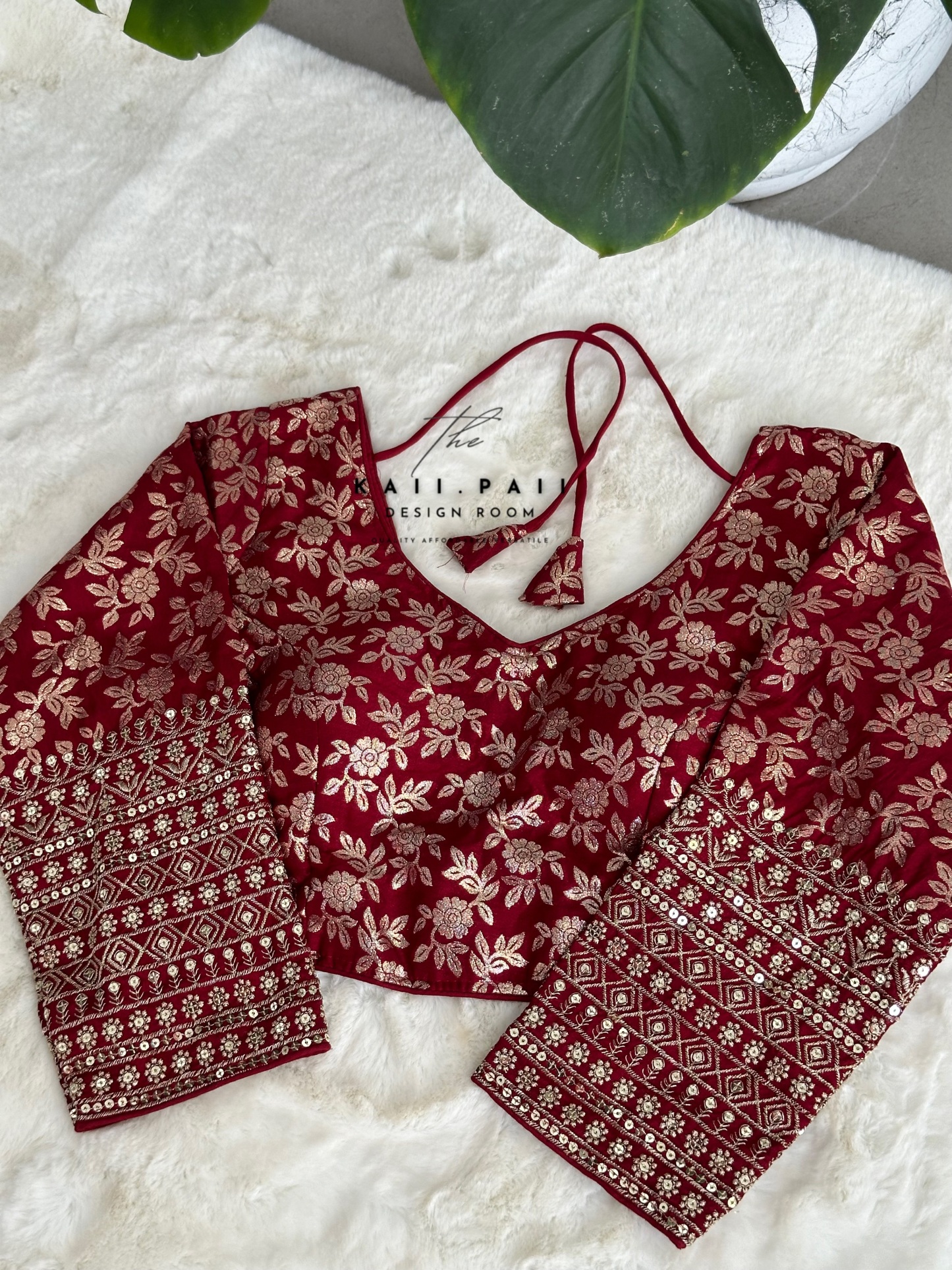 3/4th Sleeve Saree Blouse