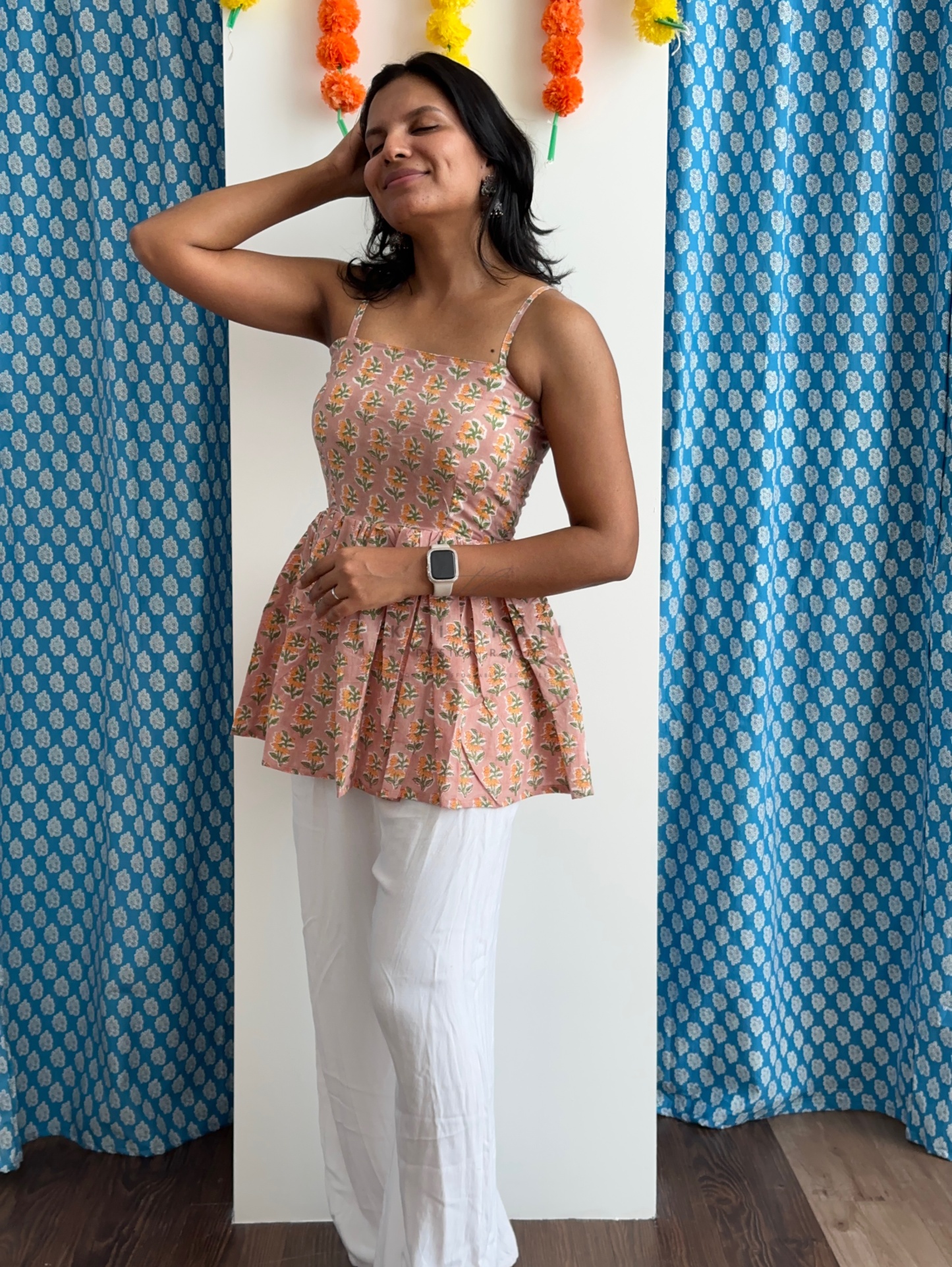 Blockprint Padded Top