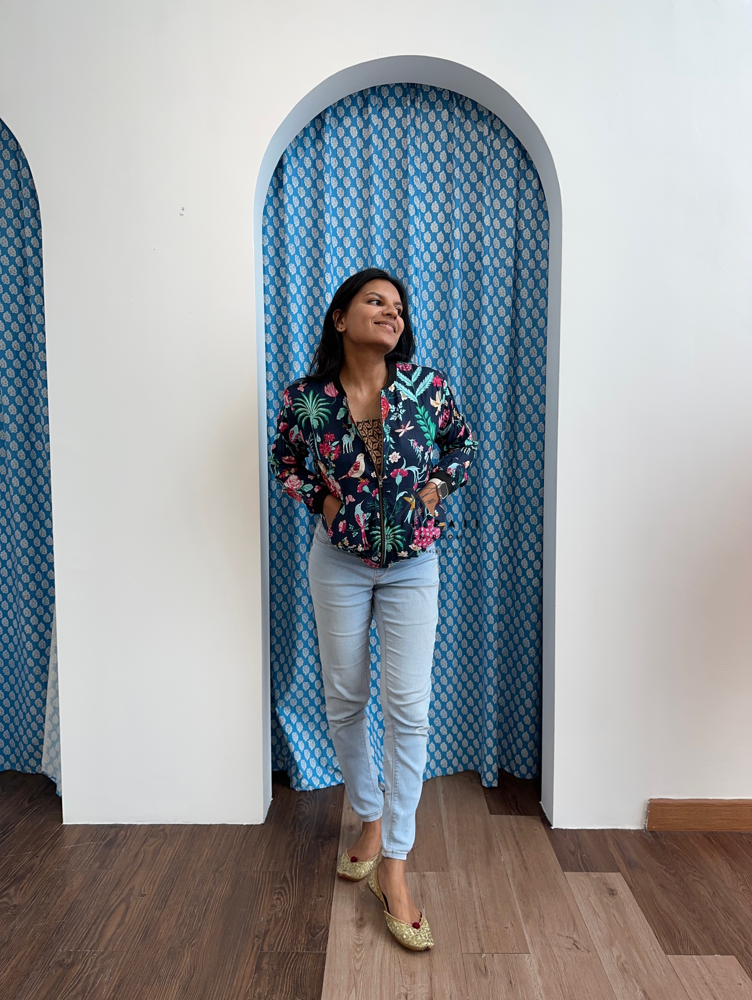 Indowestern Bomber Jacket