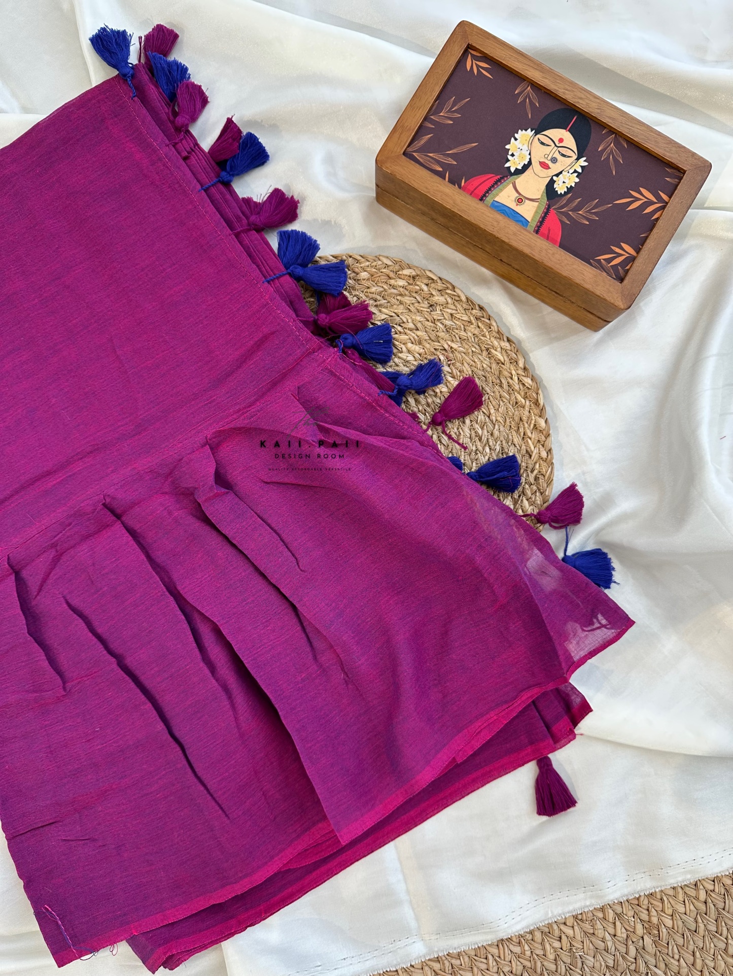 Mul Ruffle Saree