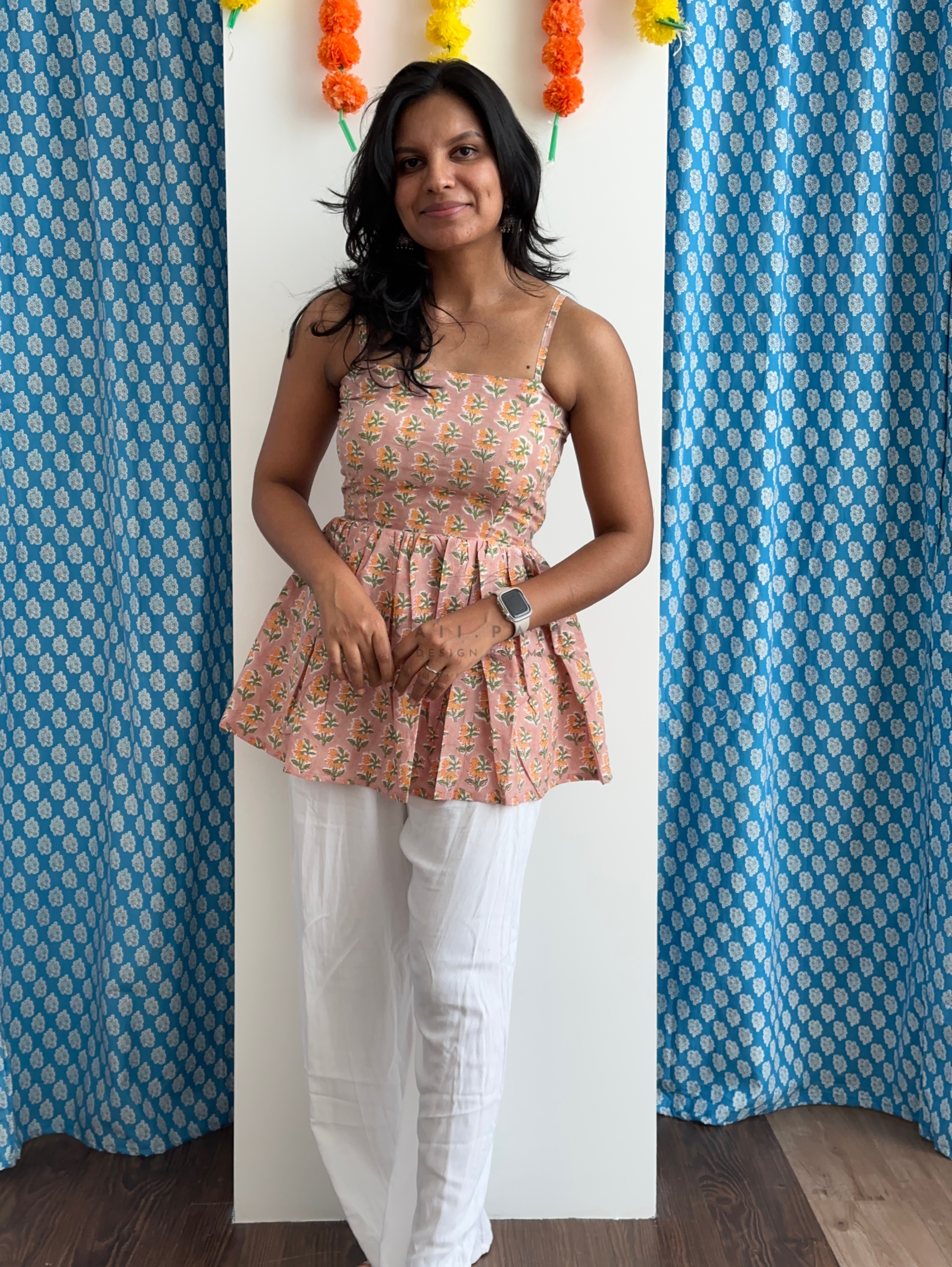 Blockprint Padded Top