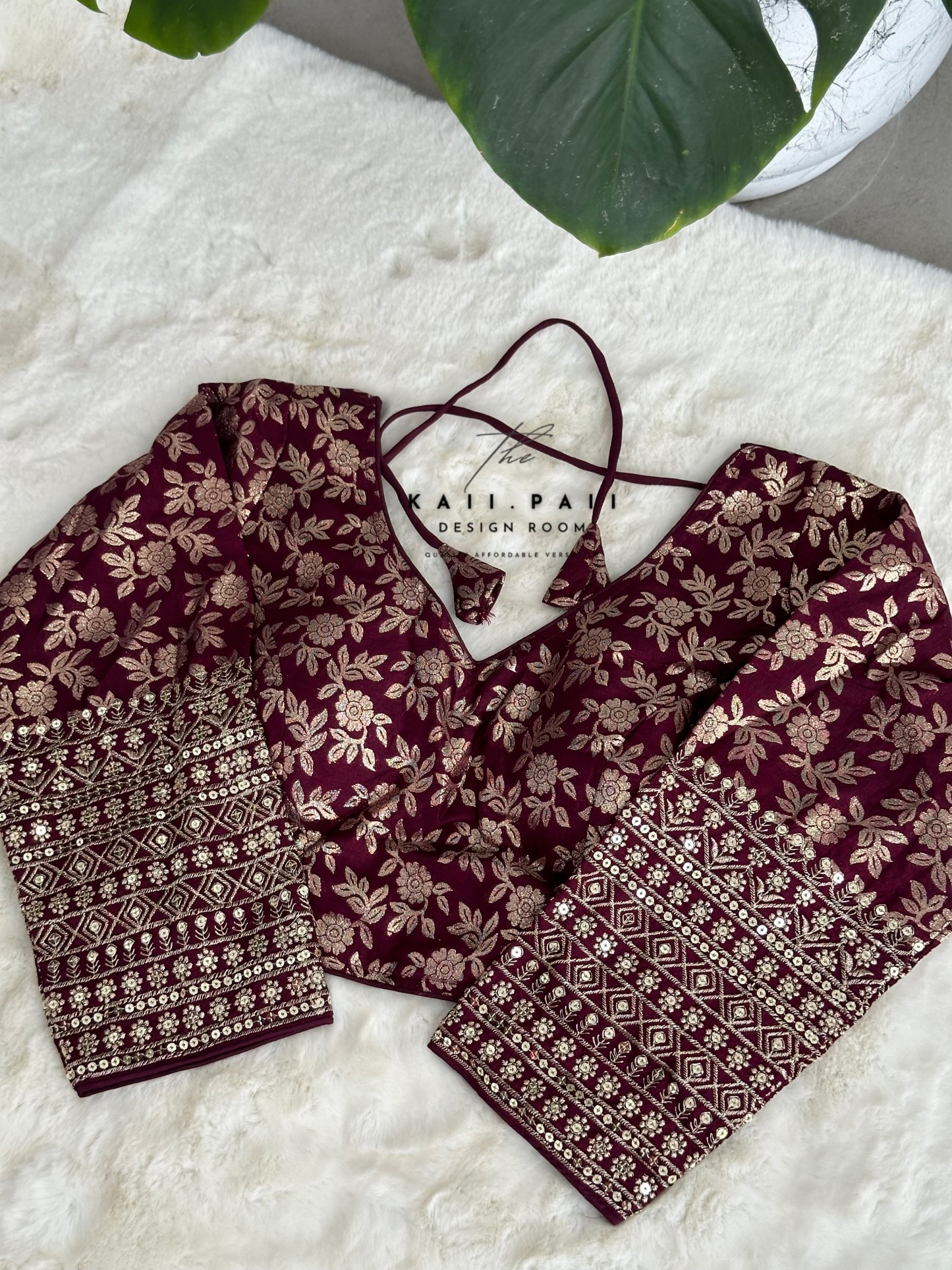 3/4th Sleeve Saree Blouse