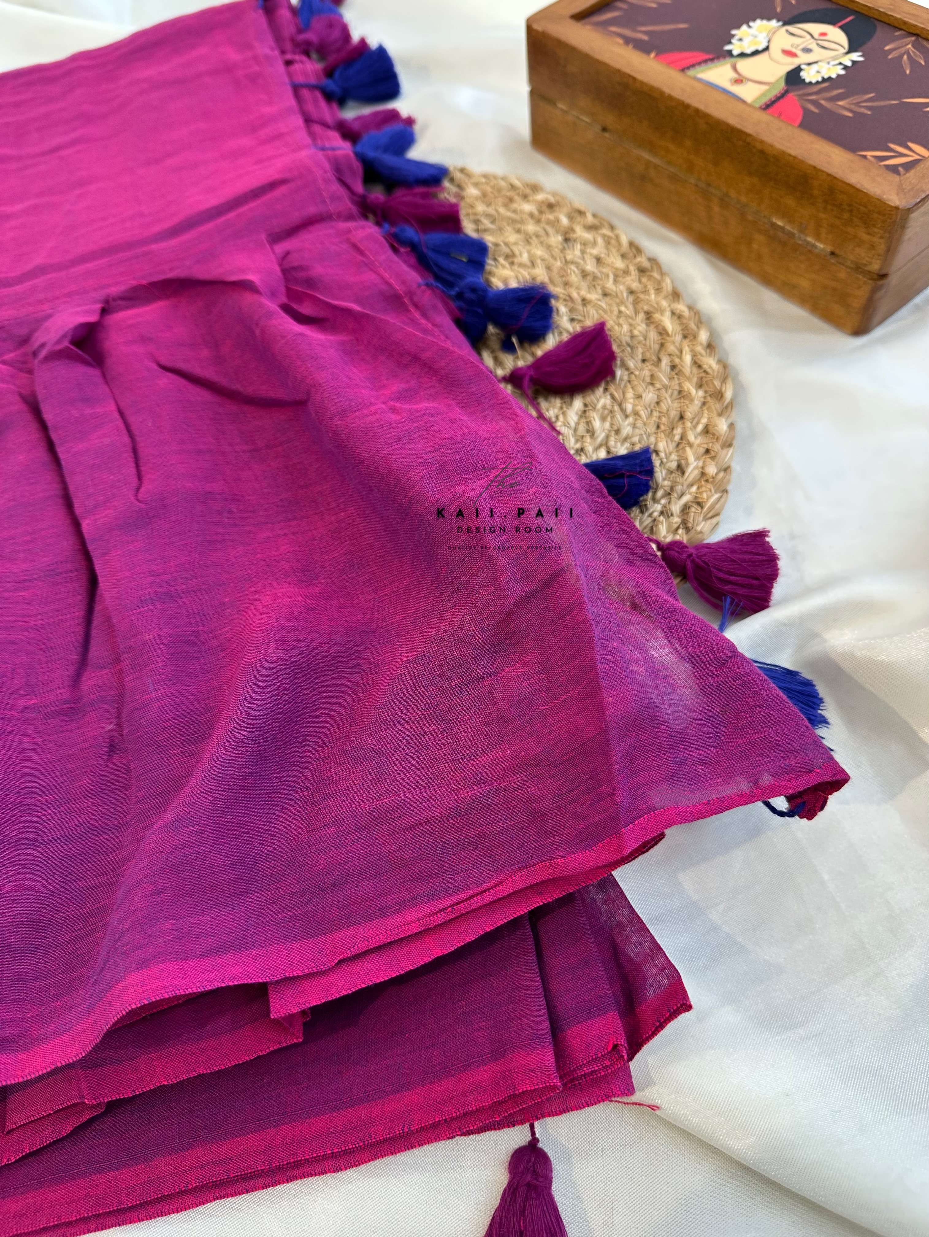 Mul Ruffle Saree