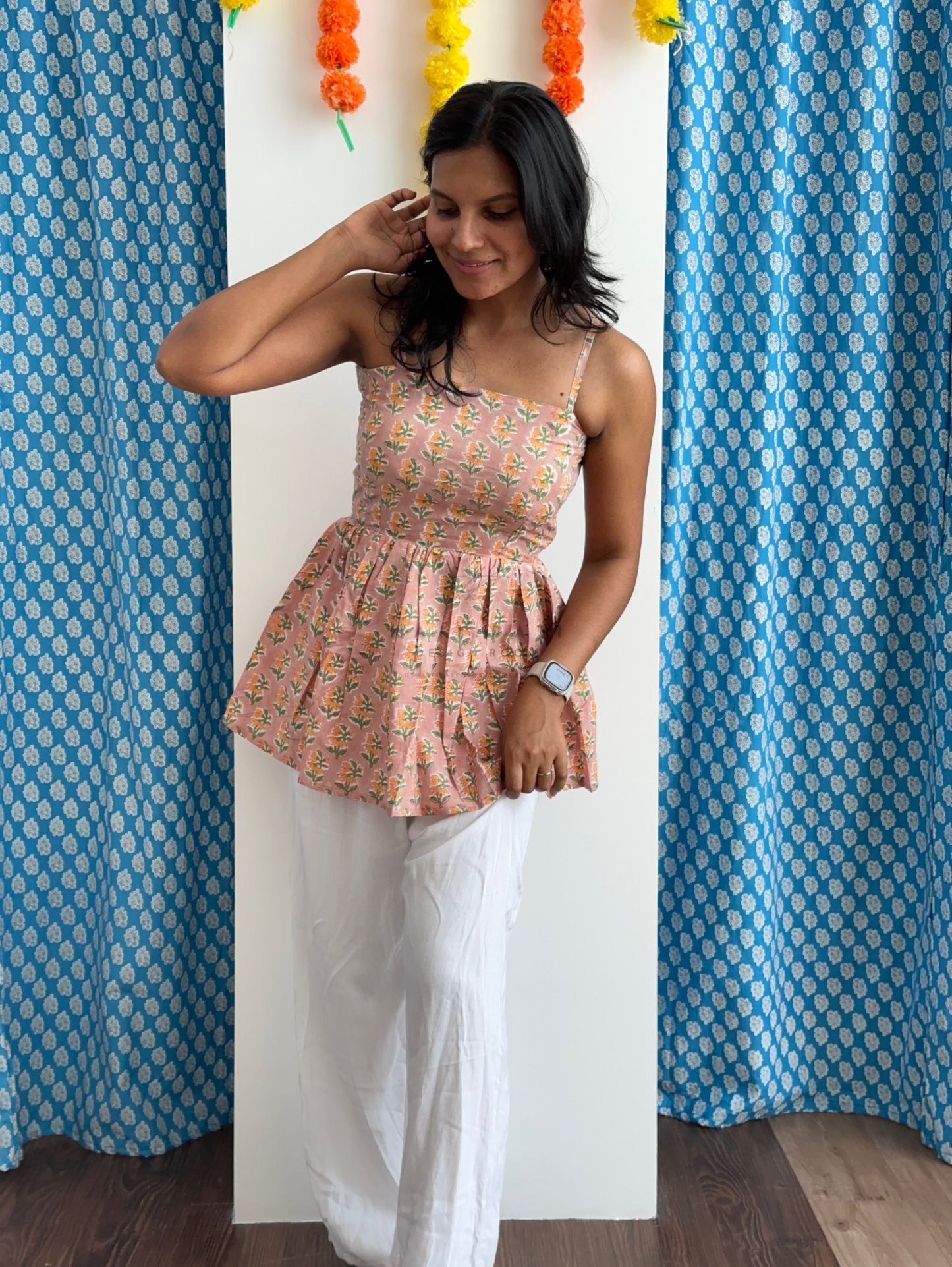 Blockprint Padded Top