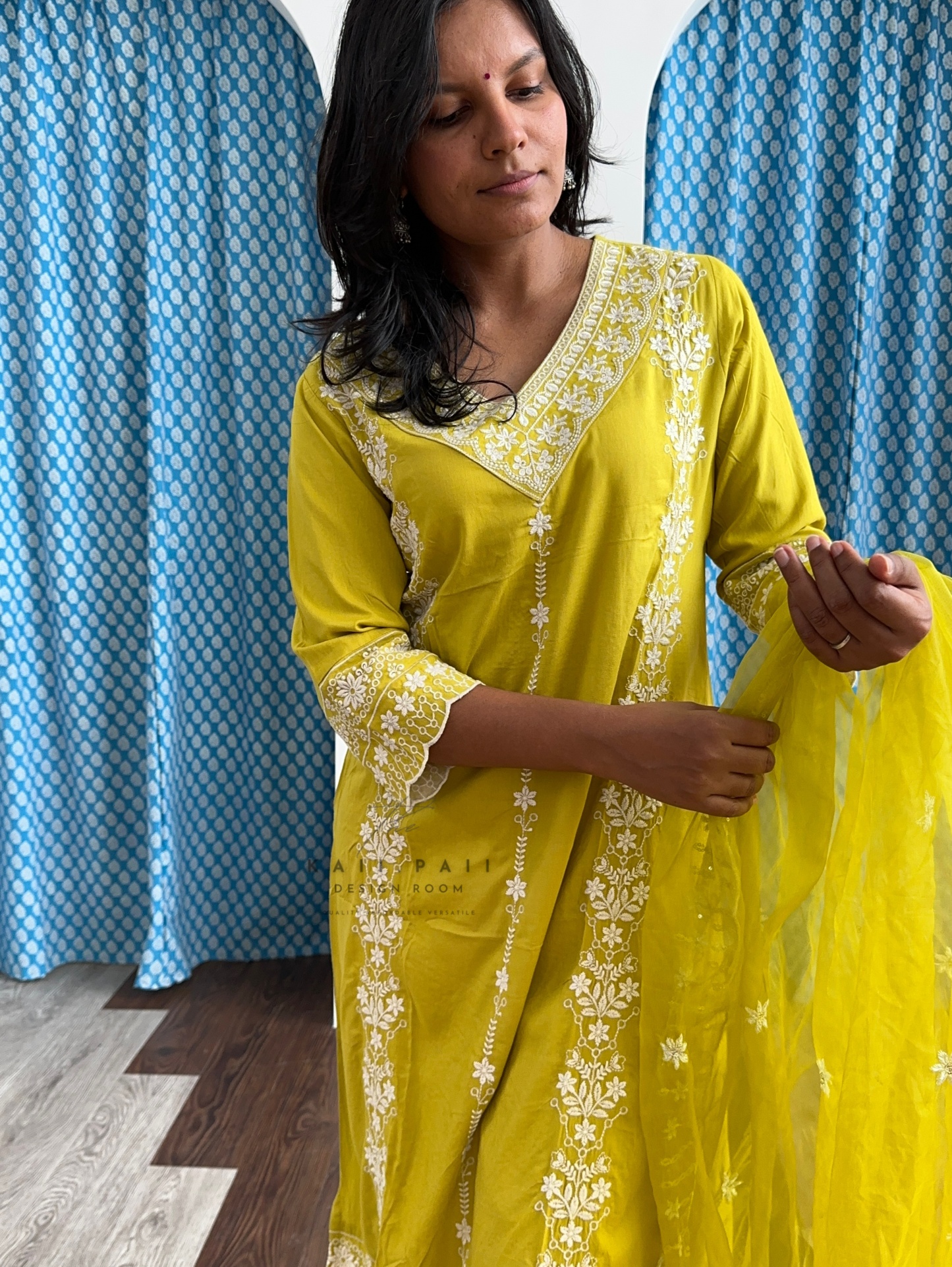 Rayon Embroidered Kurta Set
